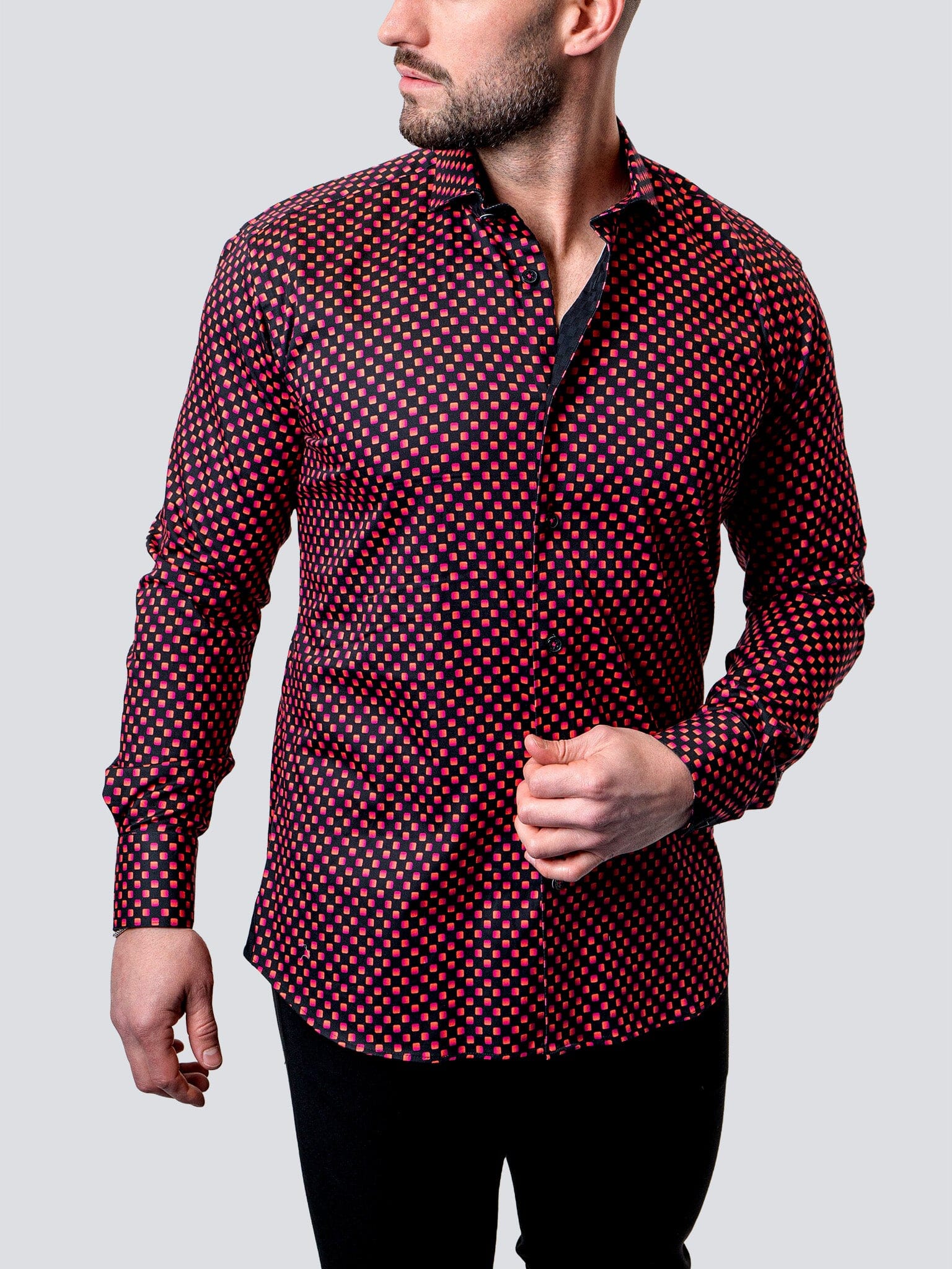 Eins Diagonal Check BLK