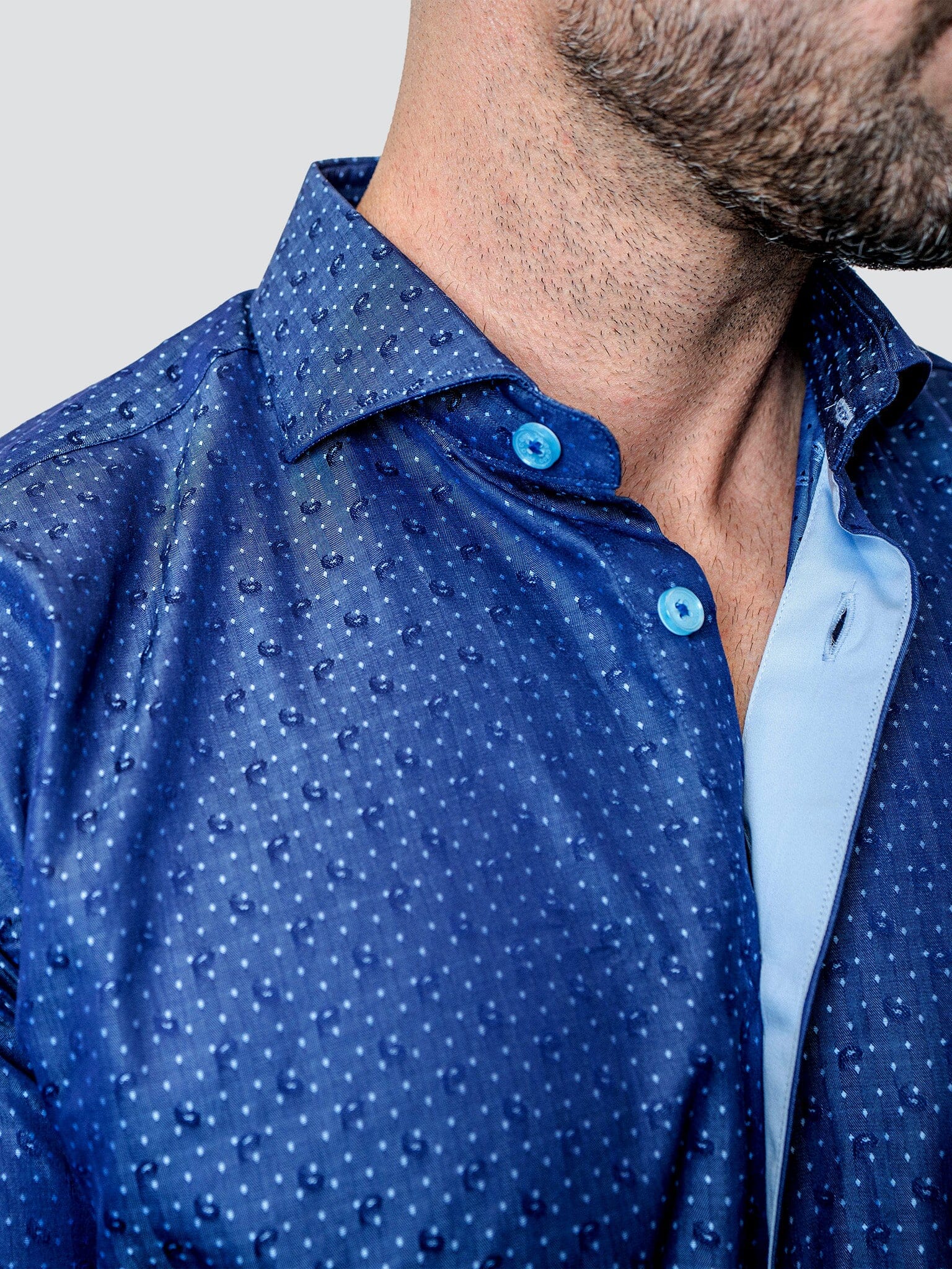 Eins Dot Paisley Blue