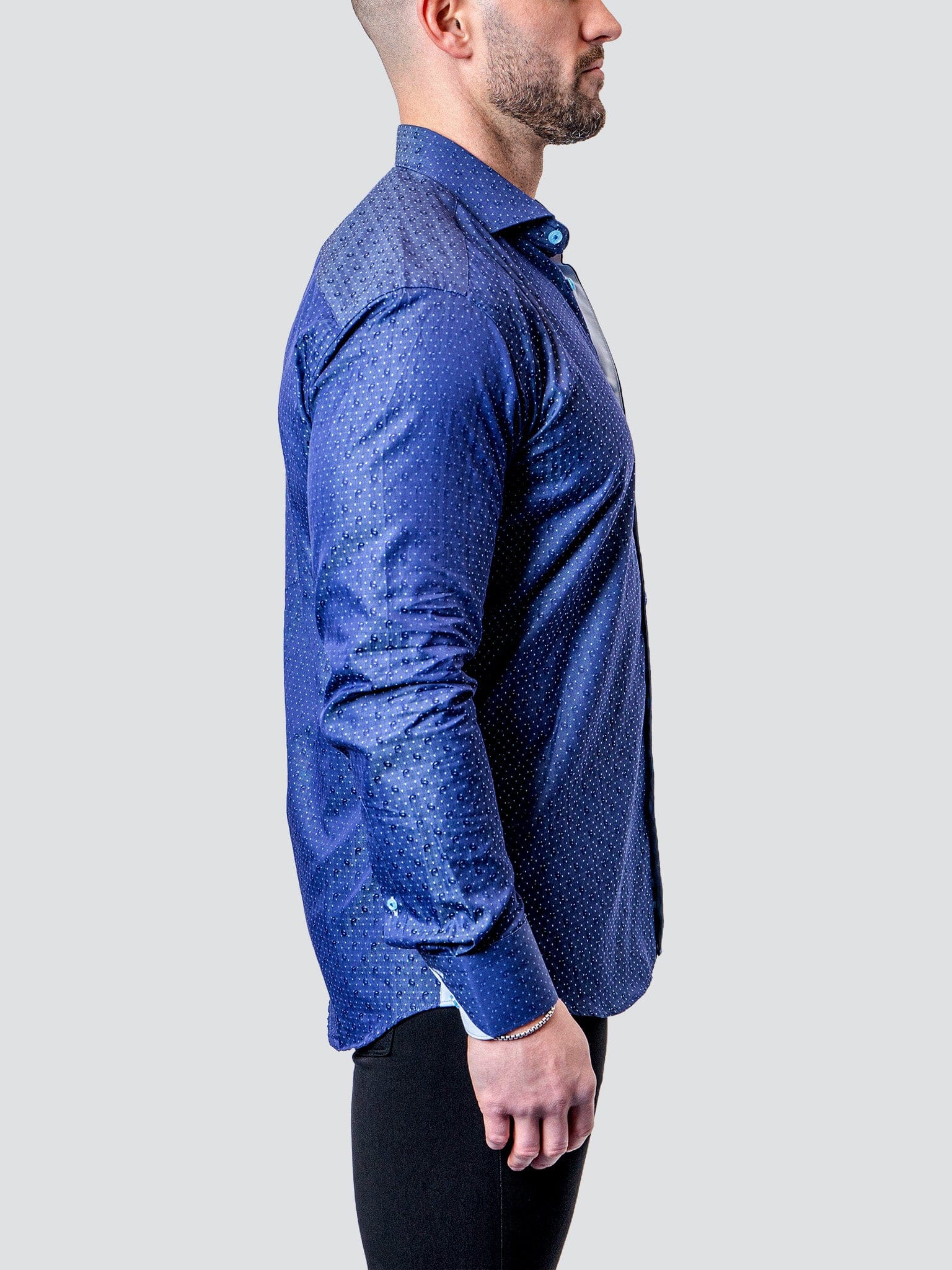 Eins Dot Paisley Blue