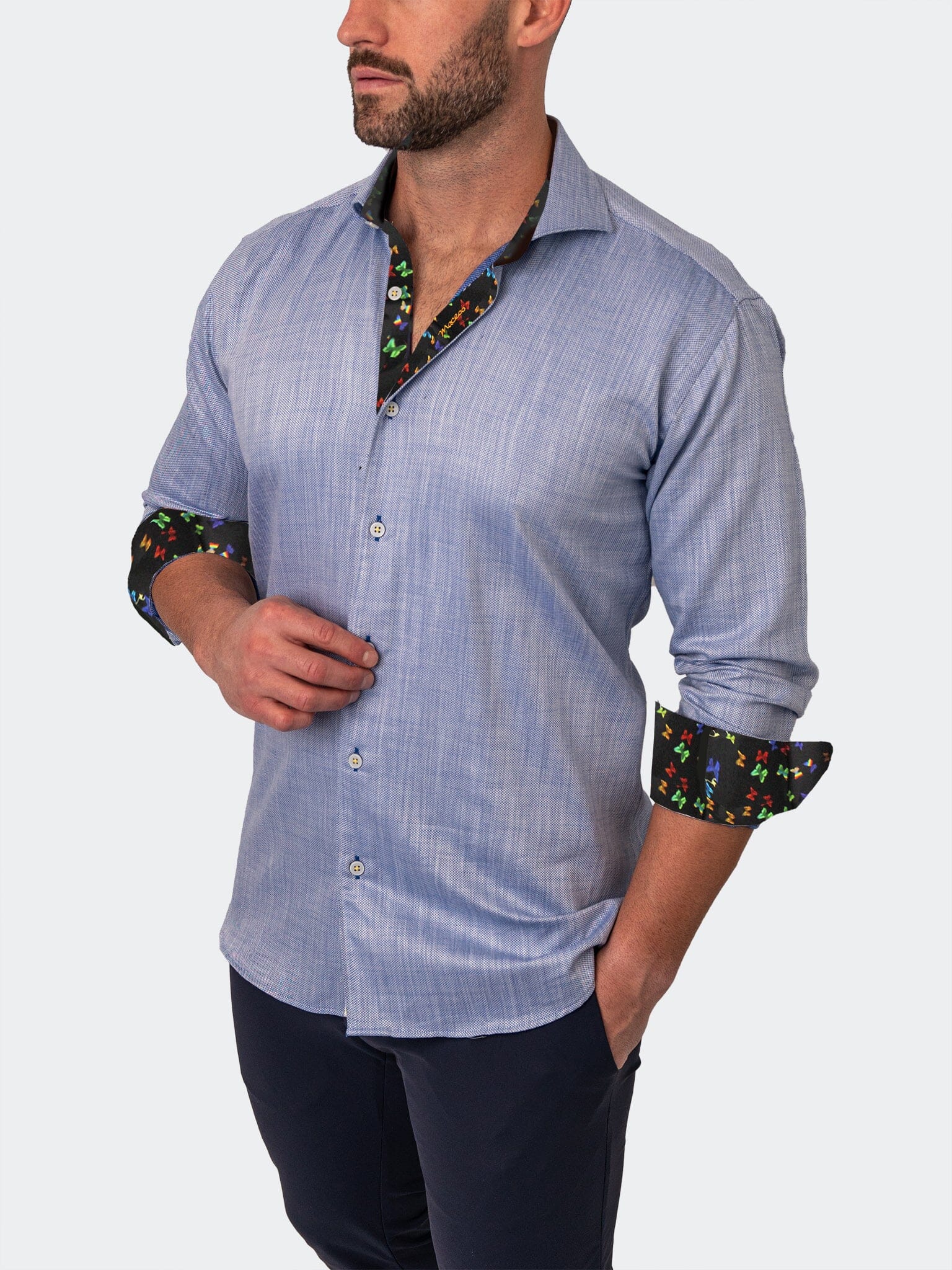 Eins FlamBlue Blue Shirt