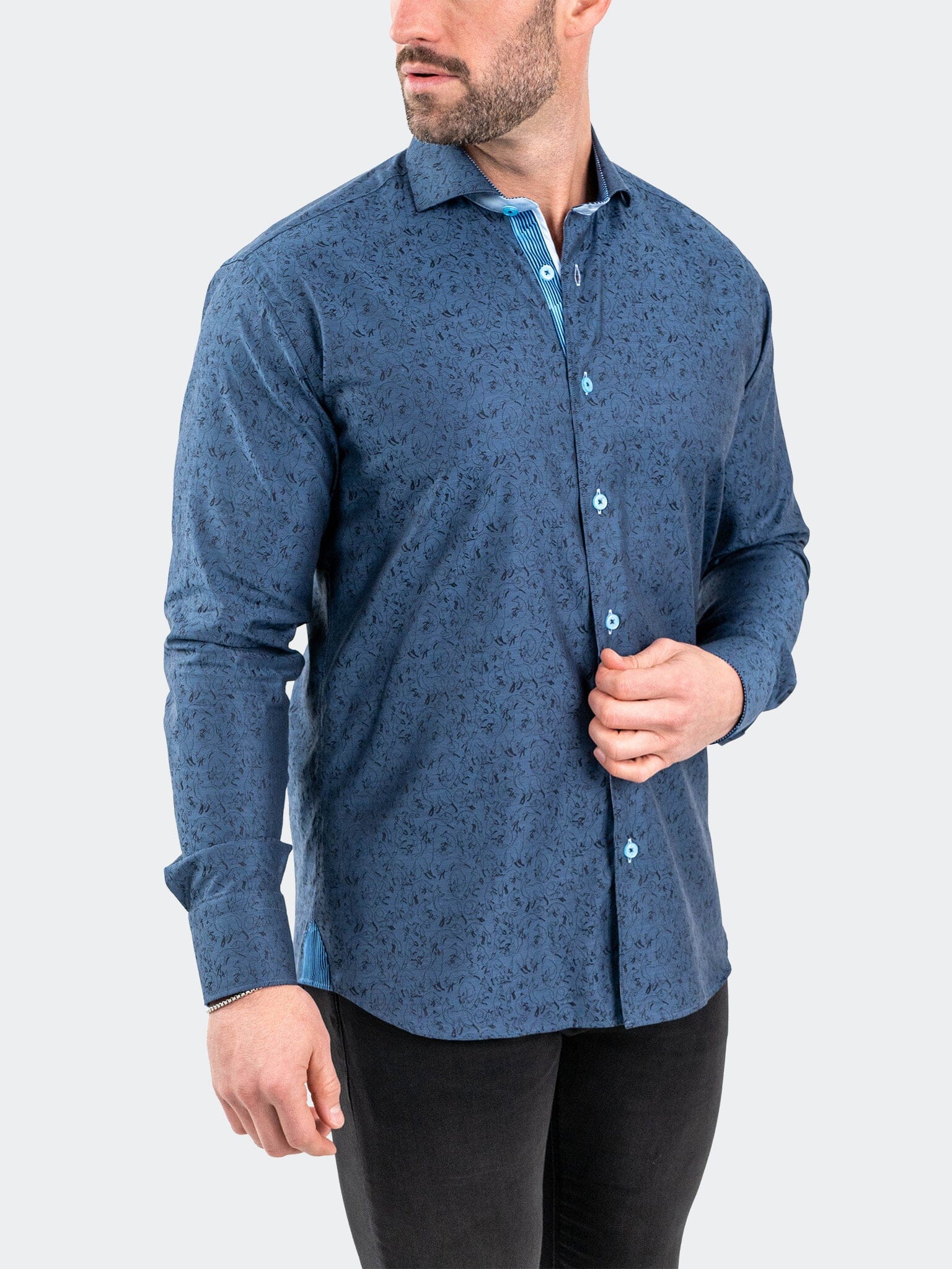 Eins JacqFoxtrot Navy Shirt