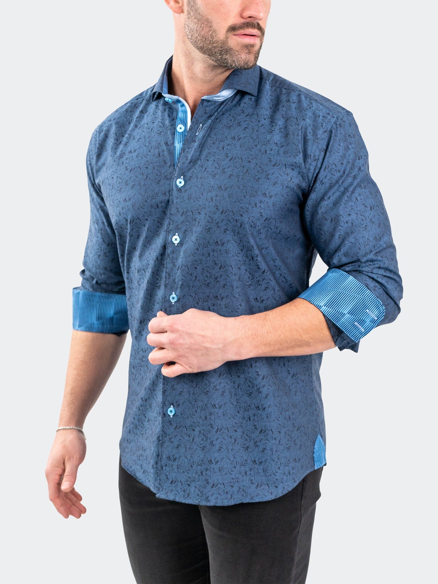 Eins JacqFoxtrot Navy Shirt