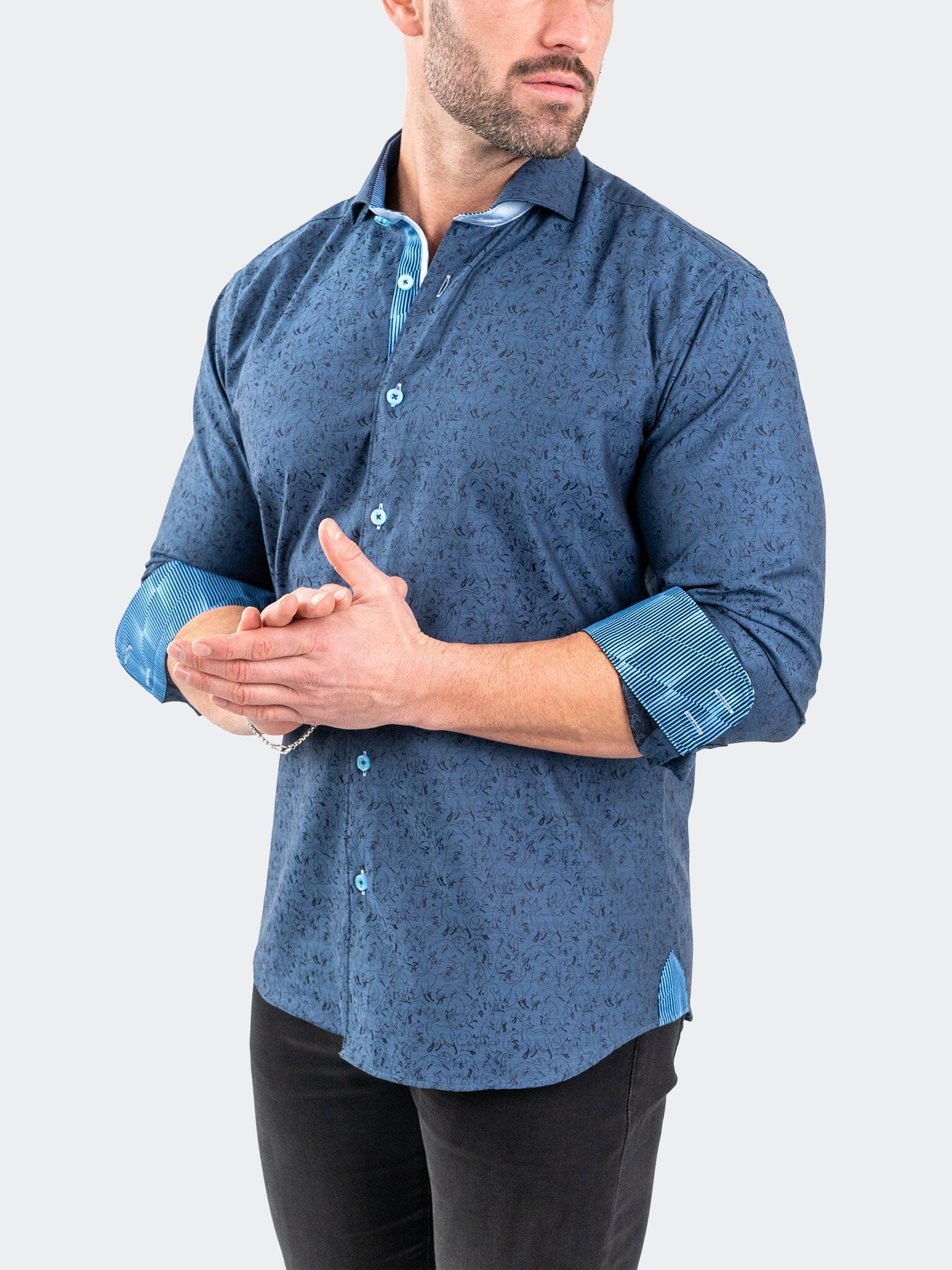Eins JacqFoxtrot Navy Shirt
