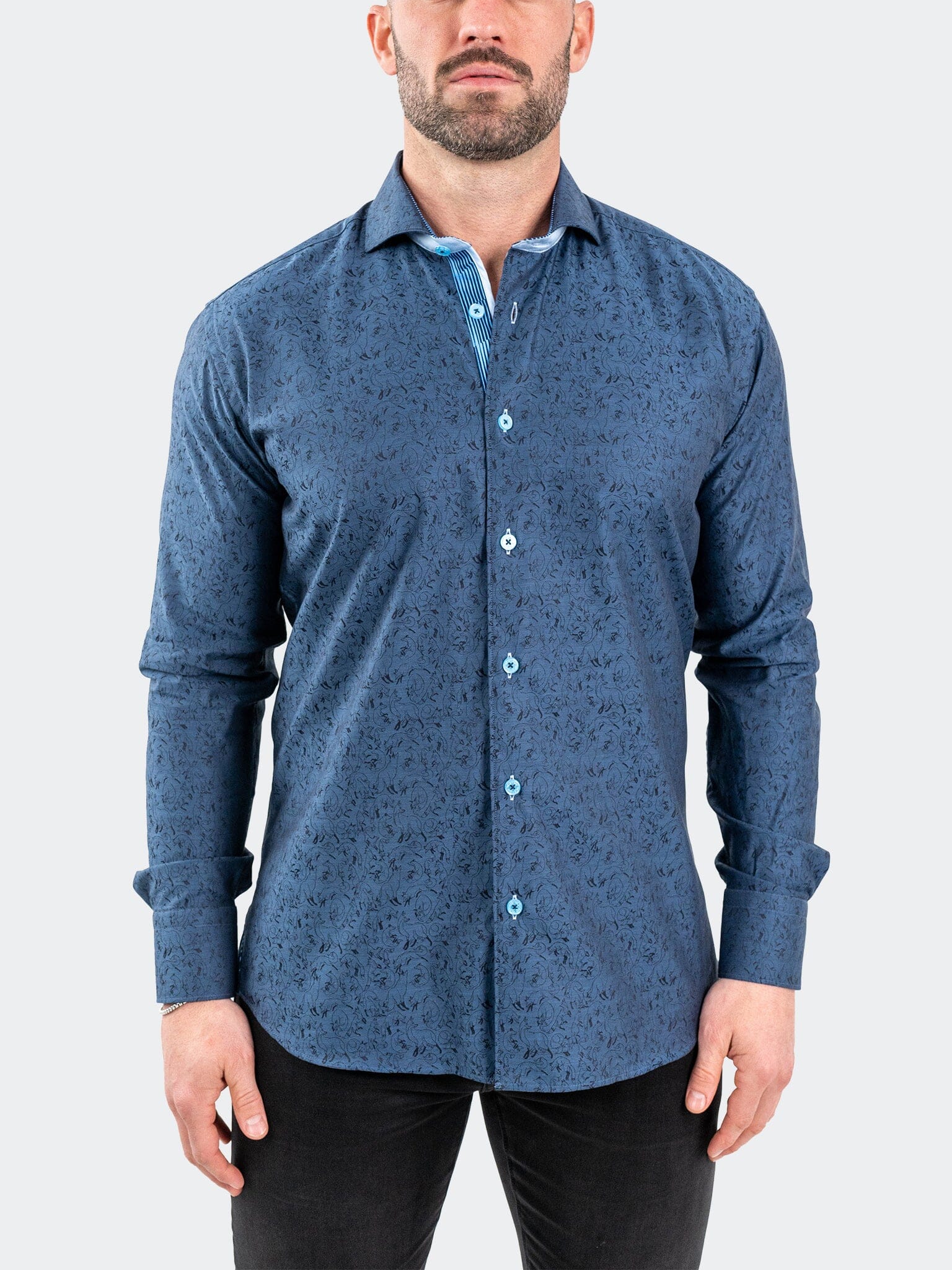 Eins JacqFoxtrot Navy Shirt