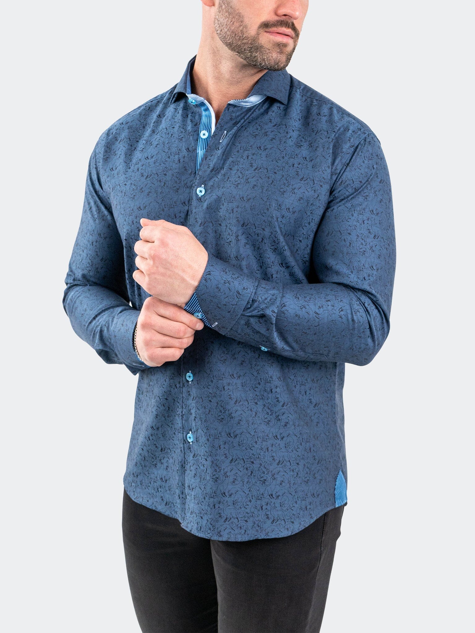 Eins JacqFoxtrot Navy Shirt