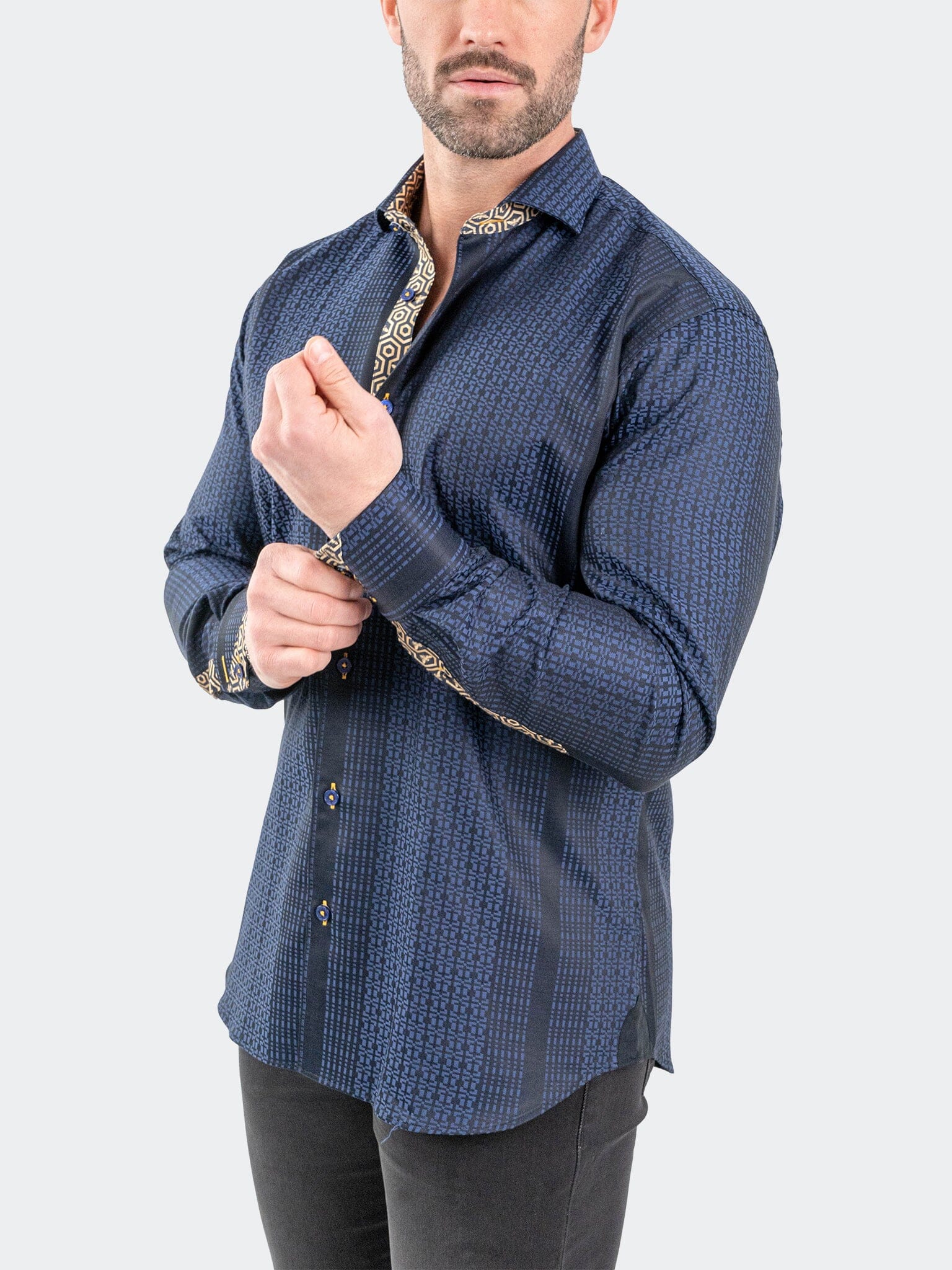 JacqHoney Blue Dress Shirt