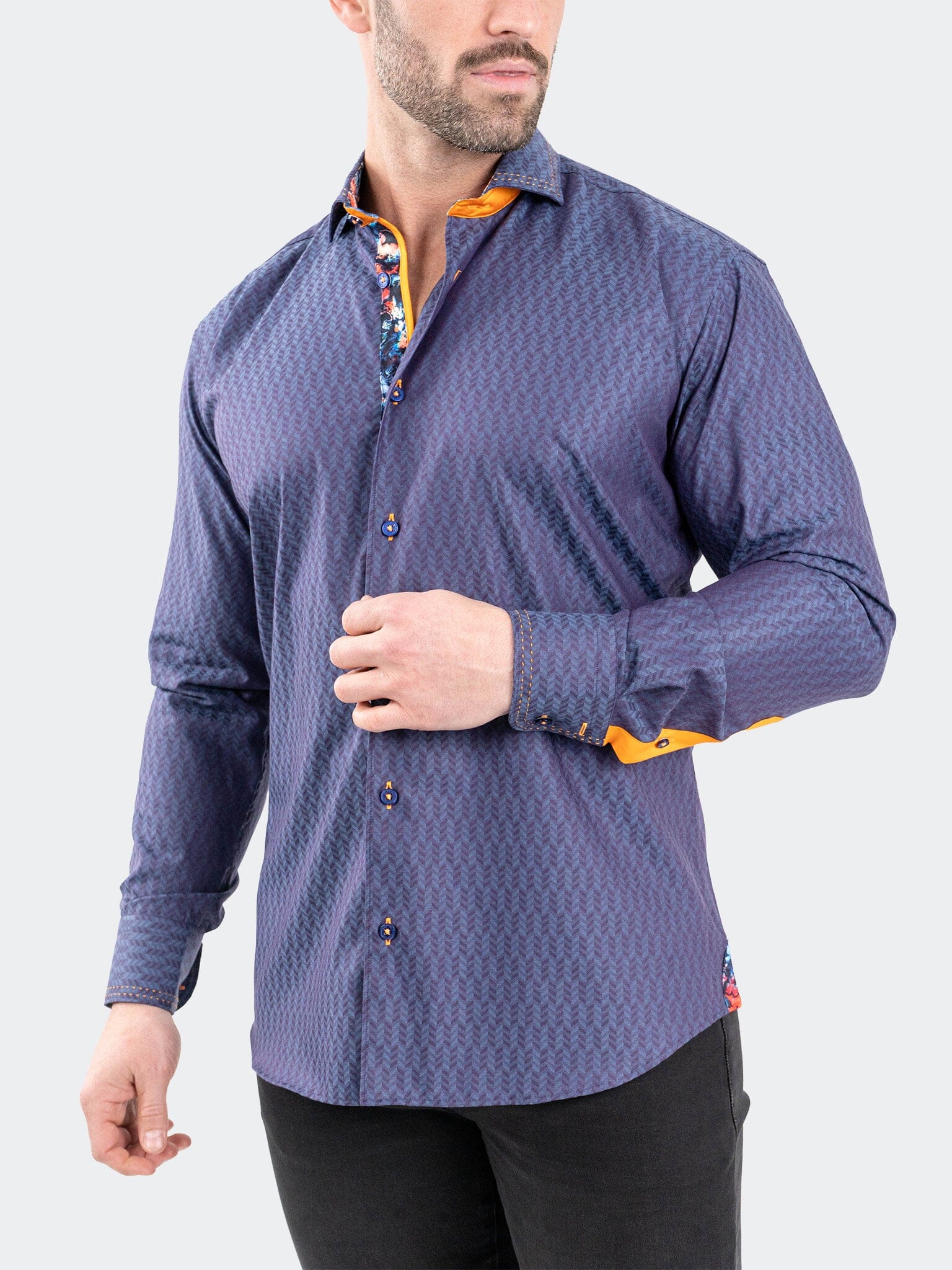 Eins JacqPique Purple Shirt