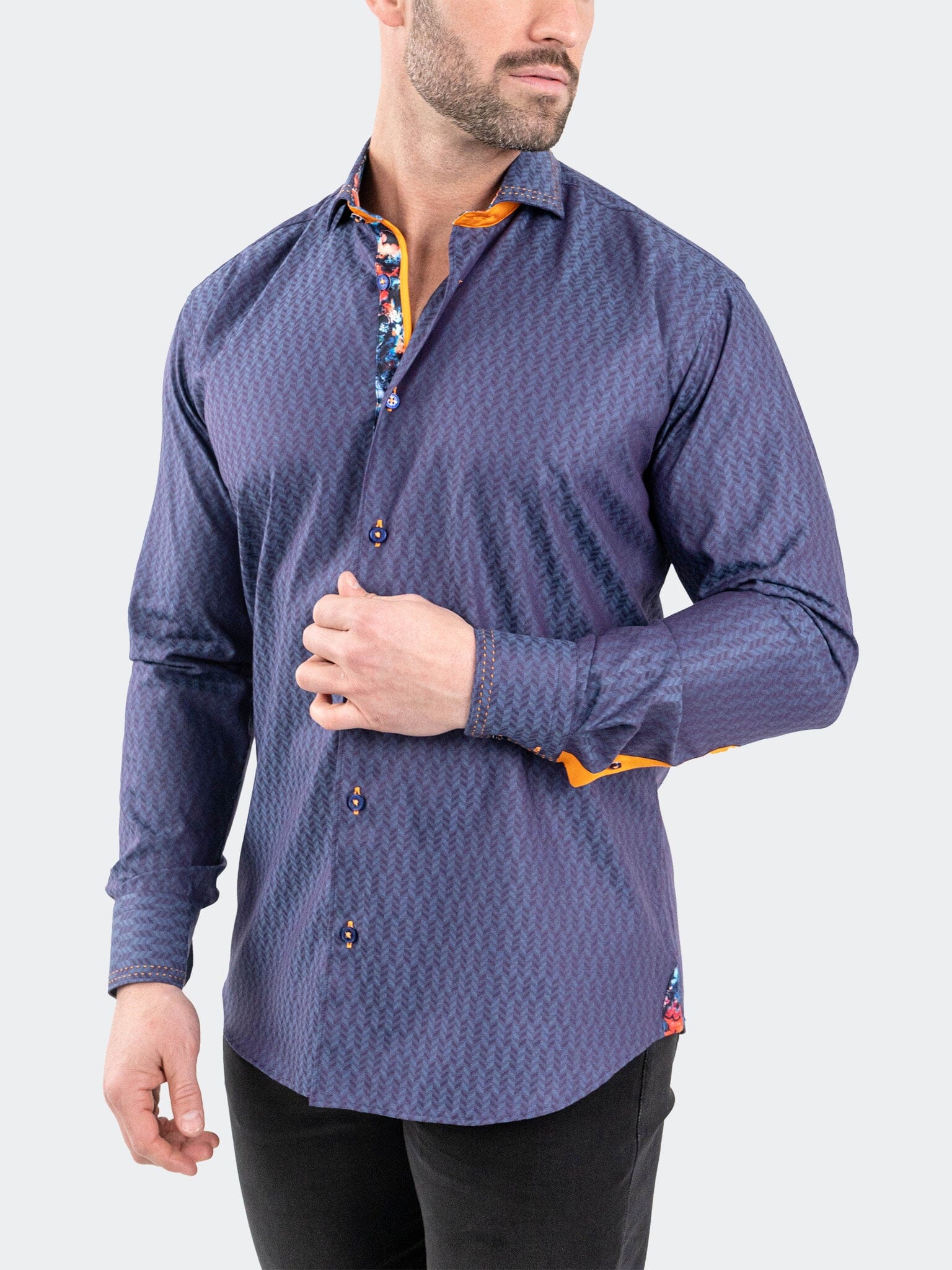 Eins JacqPique Purple Shirt