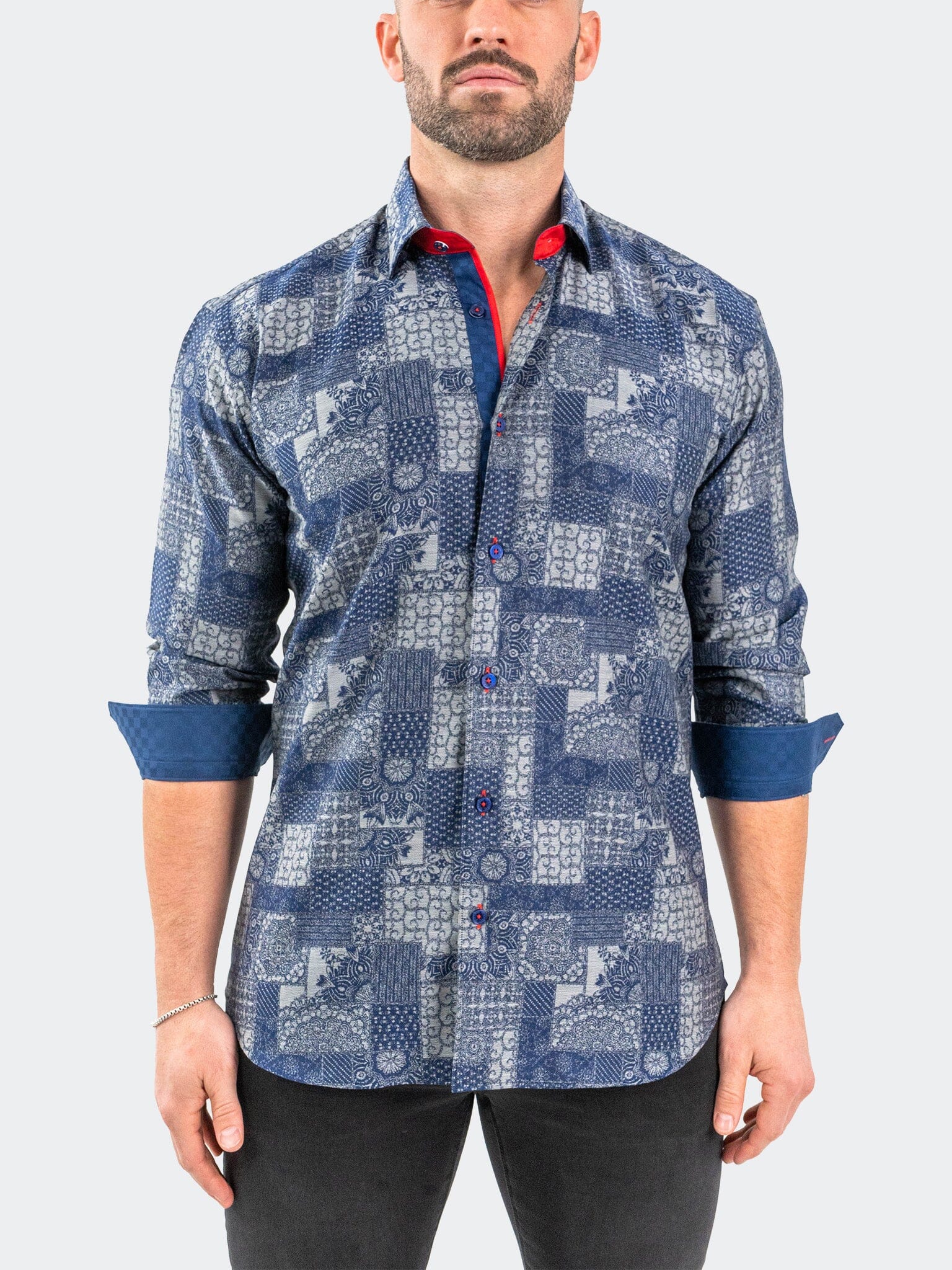 Eins JacqVosaic Grey Shirt