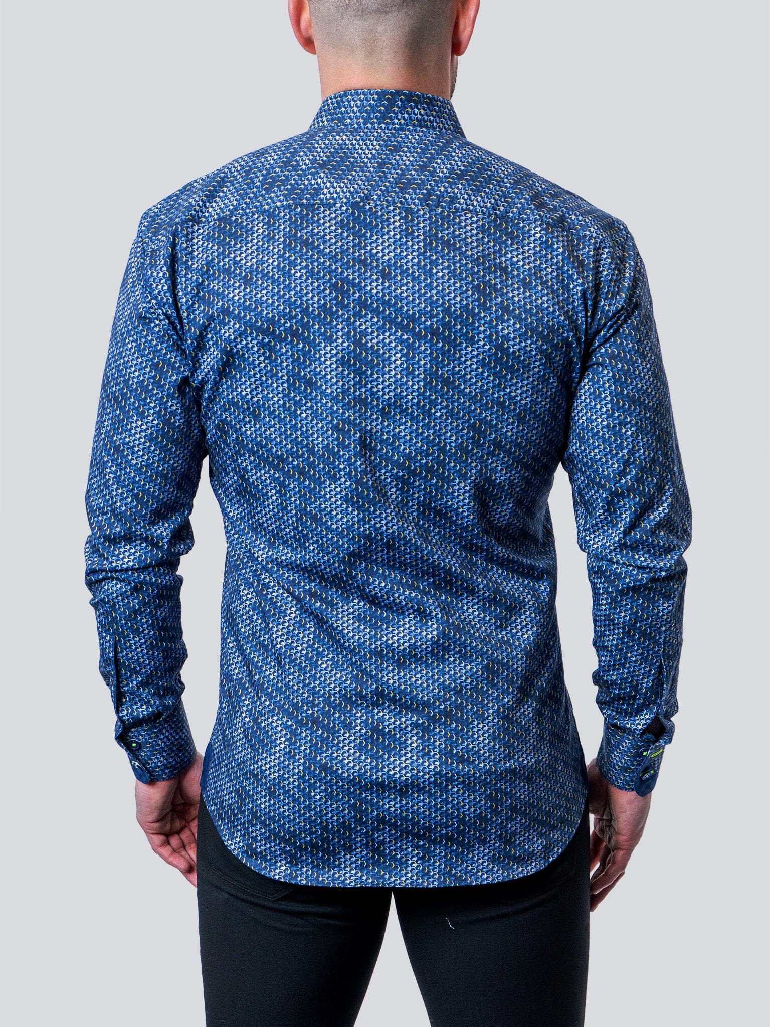 Ripples Blue Dress Shirt