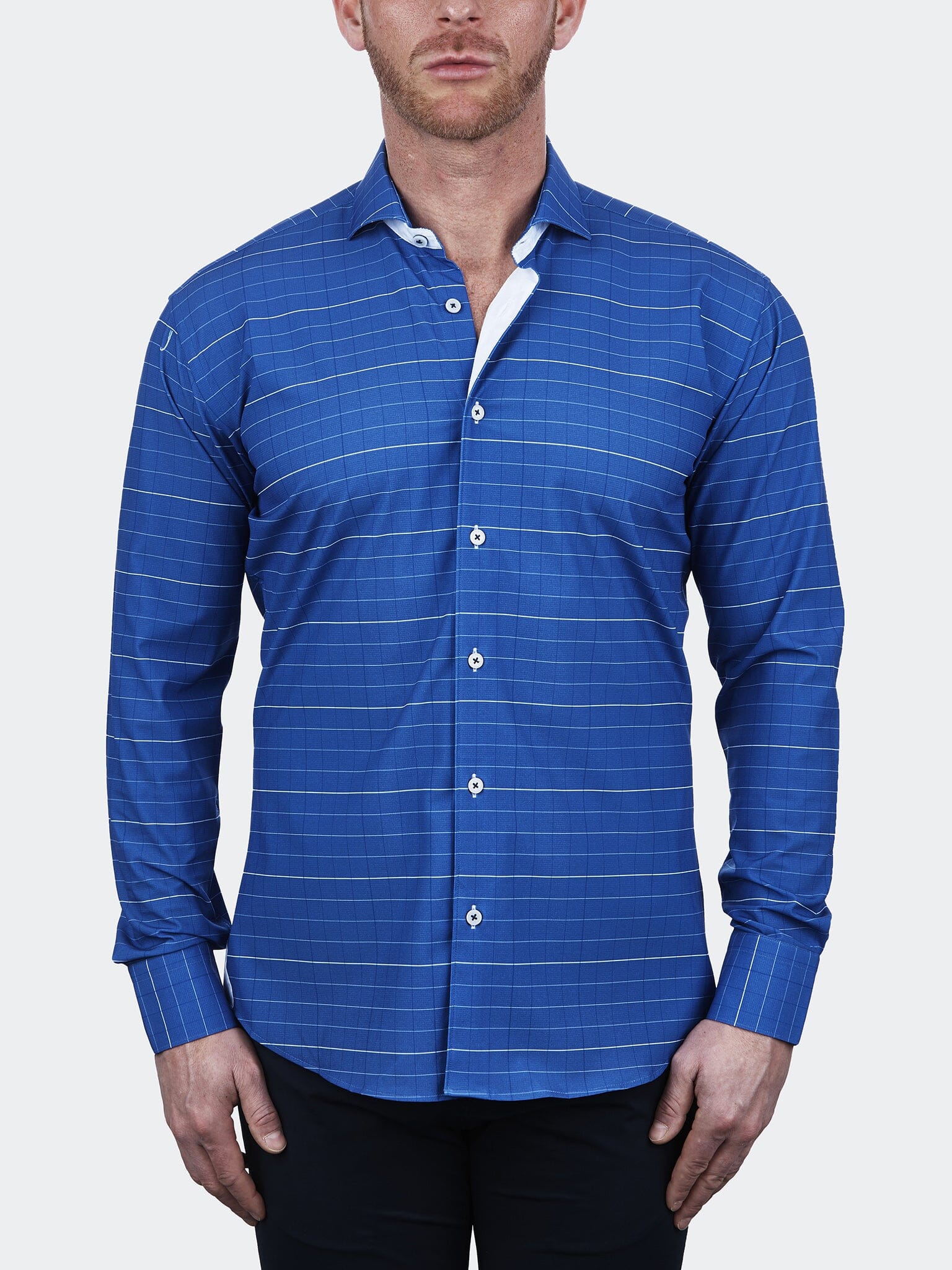 Eins StretchSmall plaid White