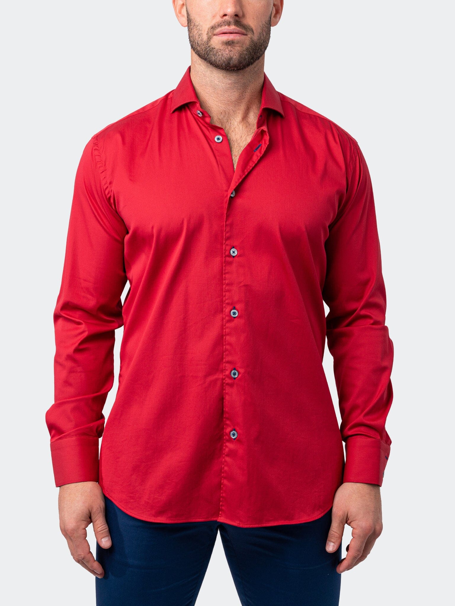 Eins Soft Butter Red Shirt
