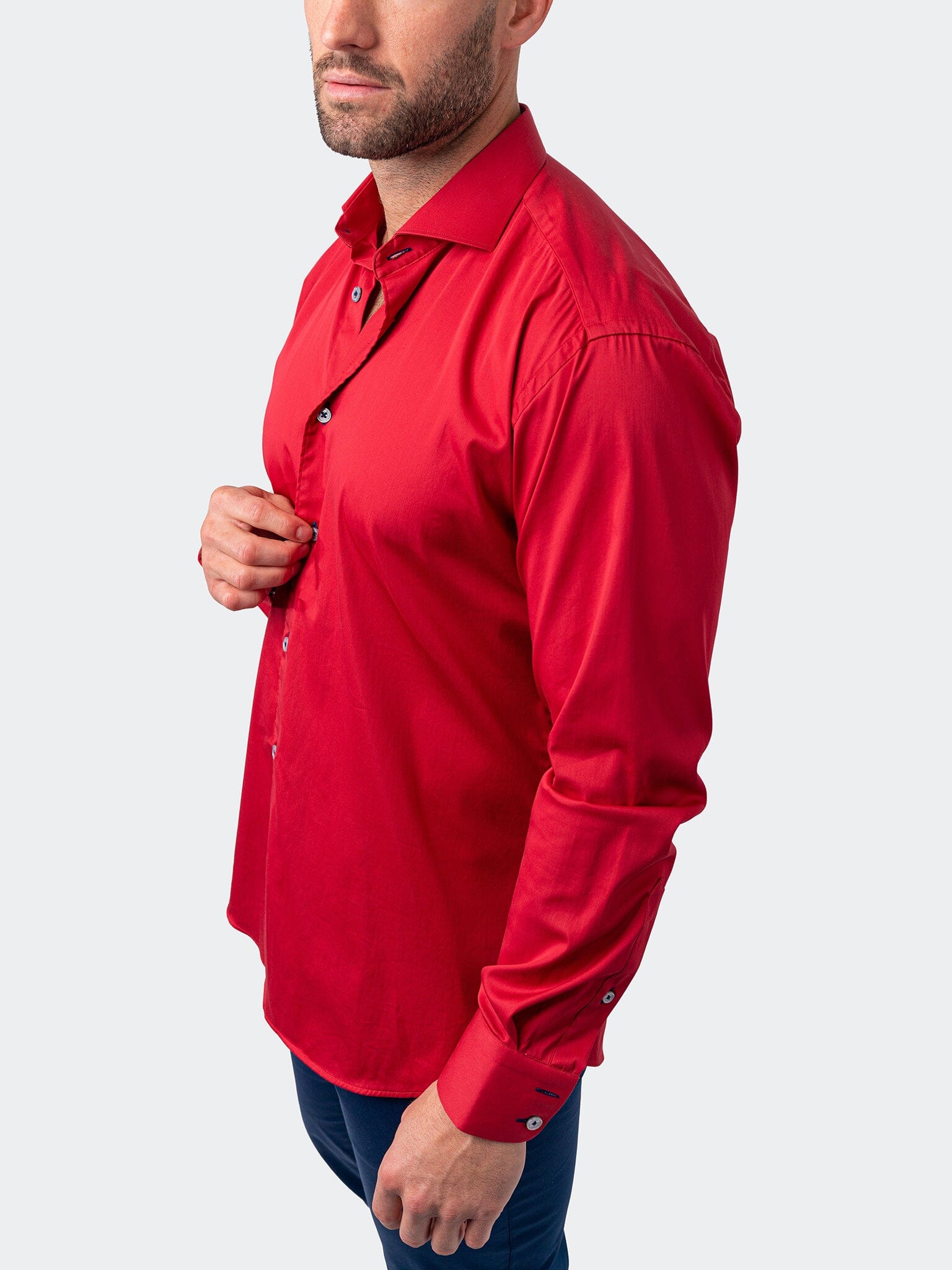 Eins Soft Butter Red Shirt
