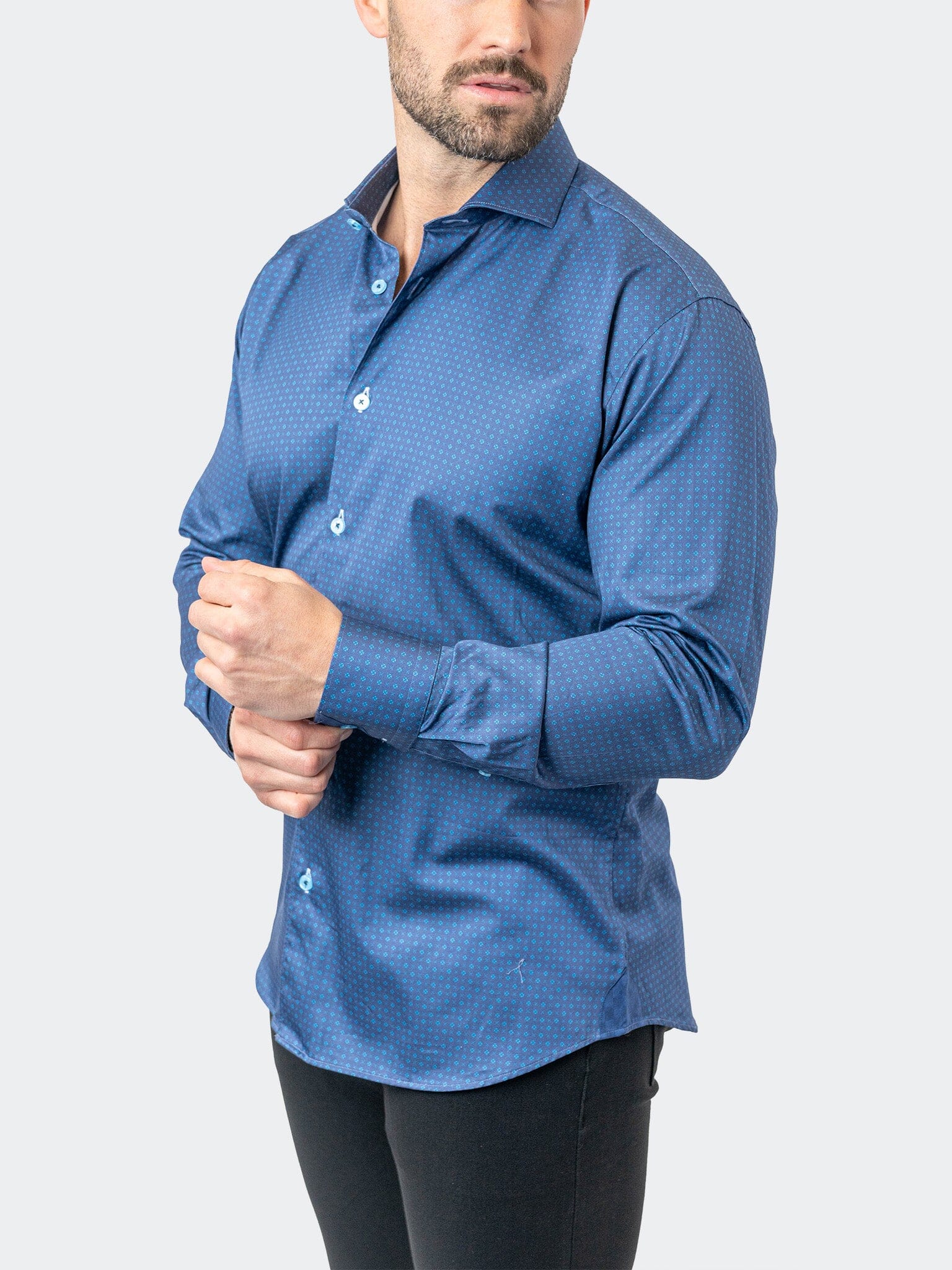 Eins StretchStamped01 Blue
