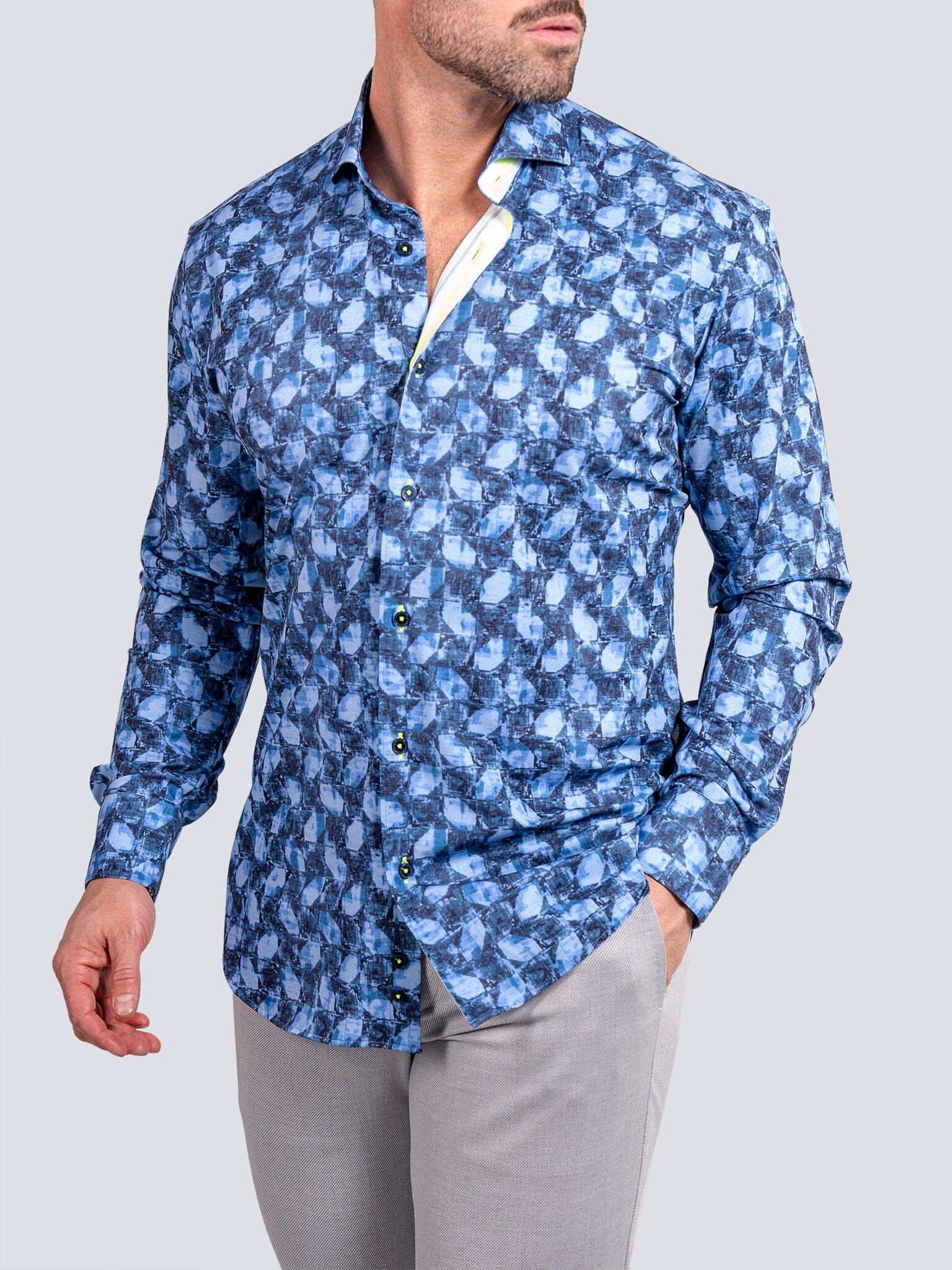Eins Stretch Paisley Shirt