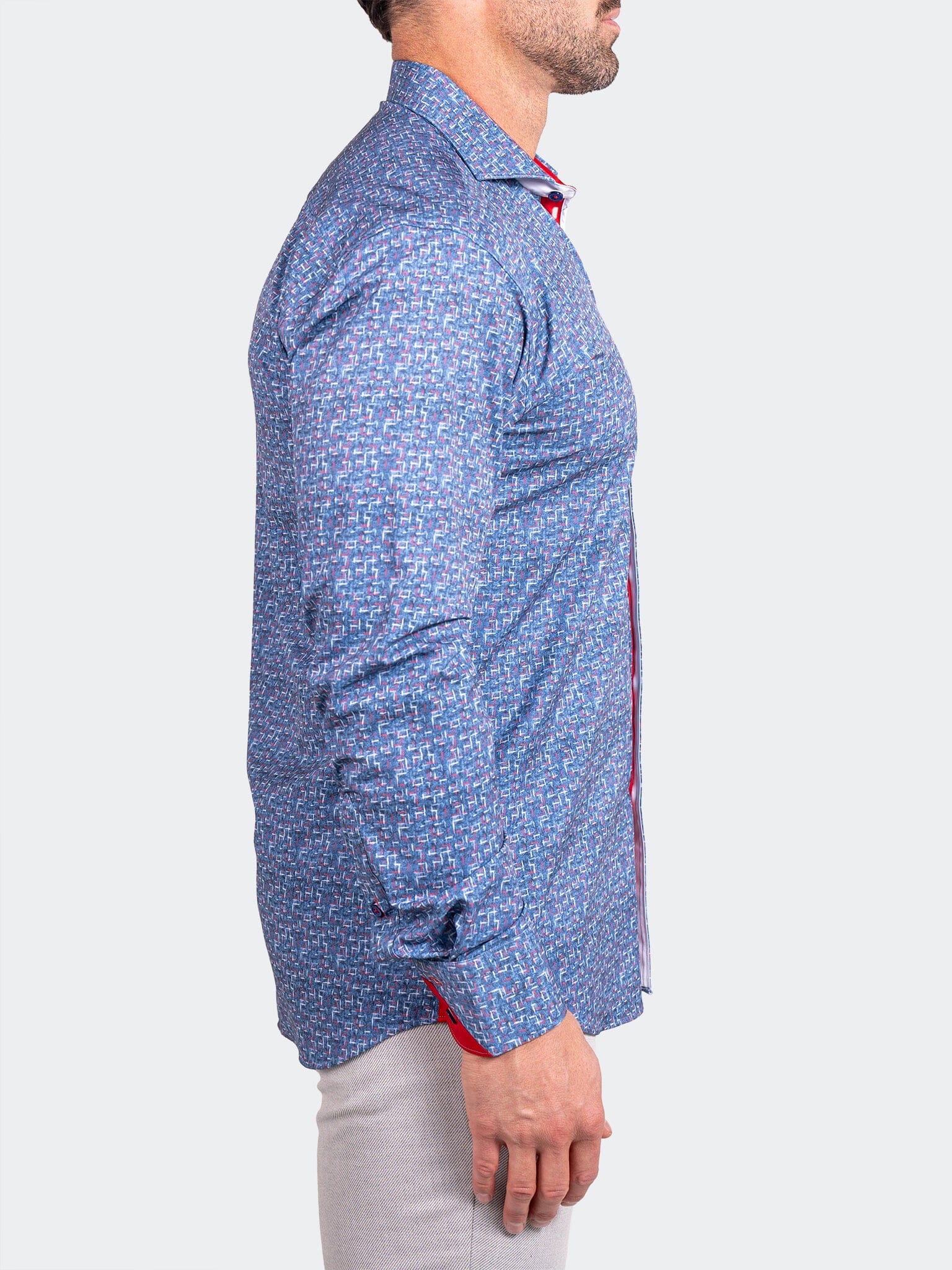 Eins Stretch Blue Shirt