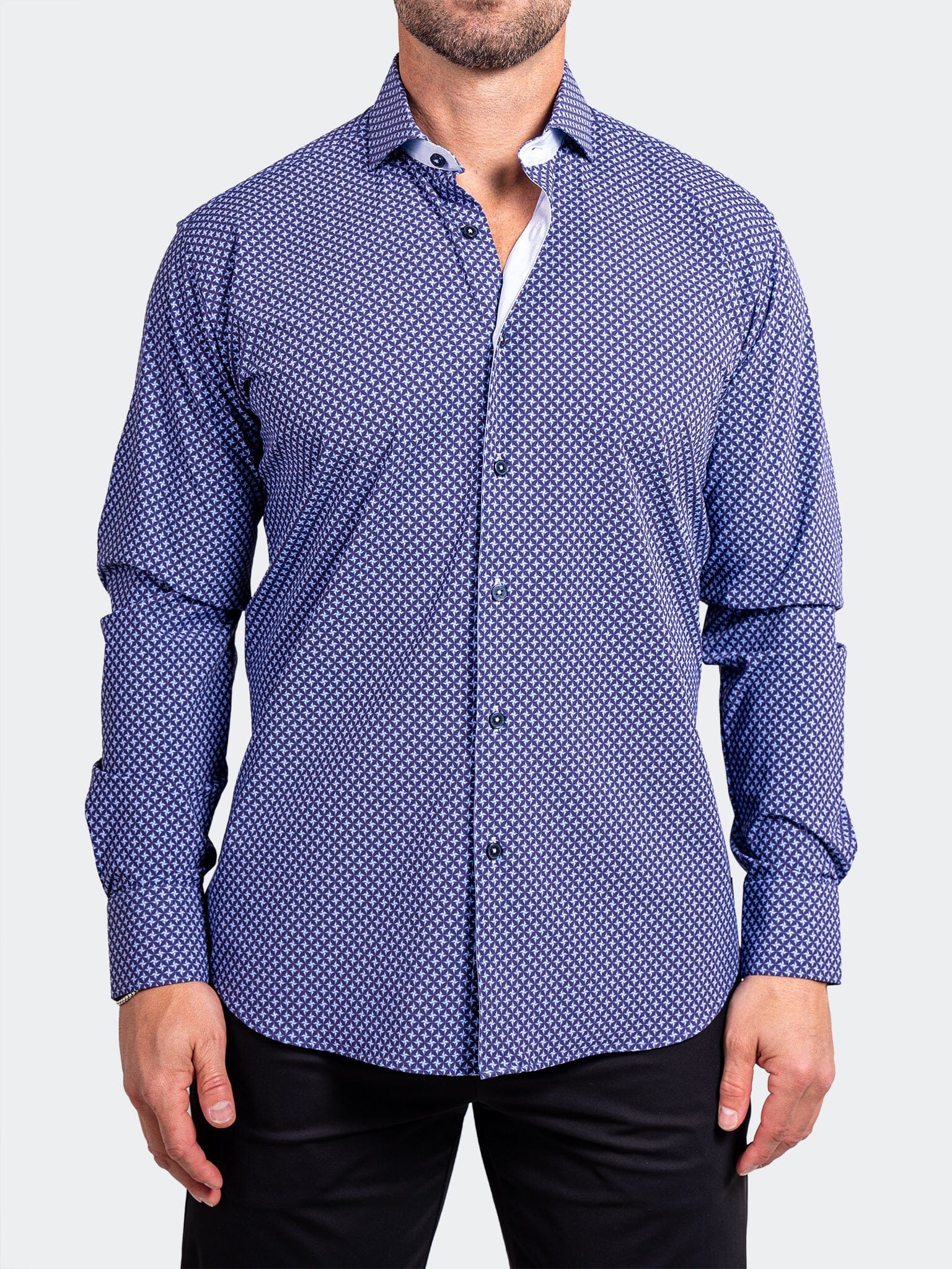 Stretch Ascension Blue Shirt