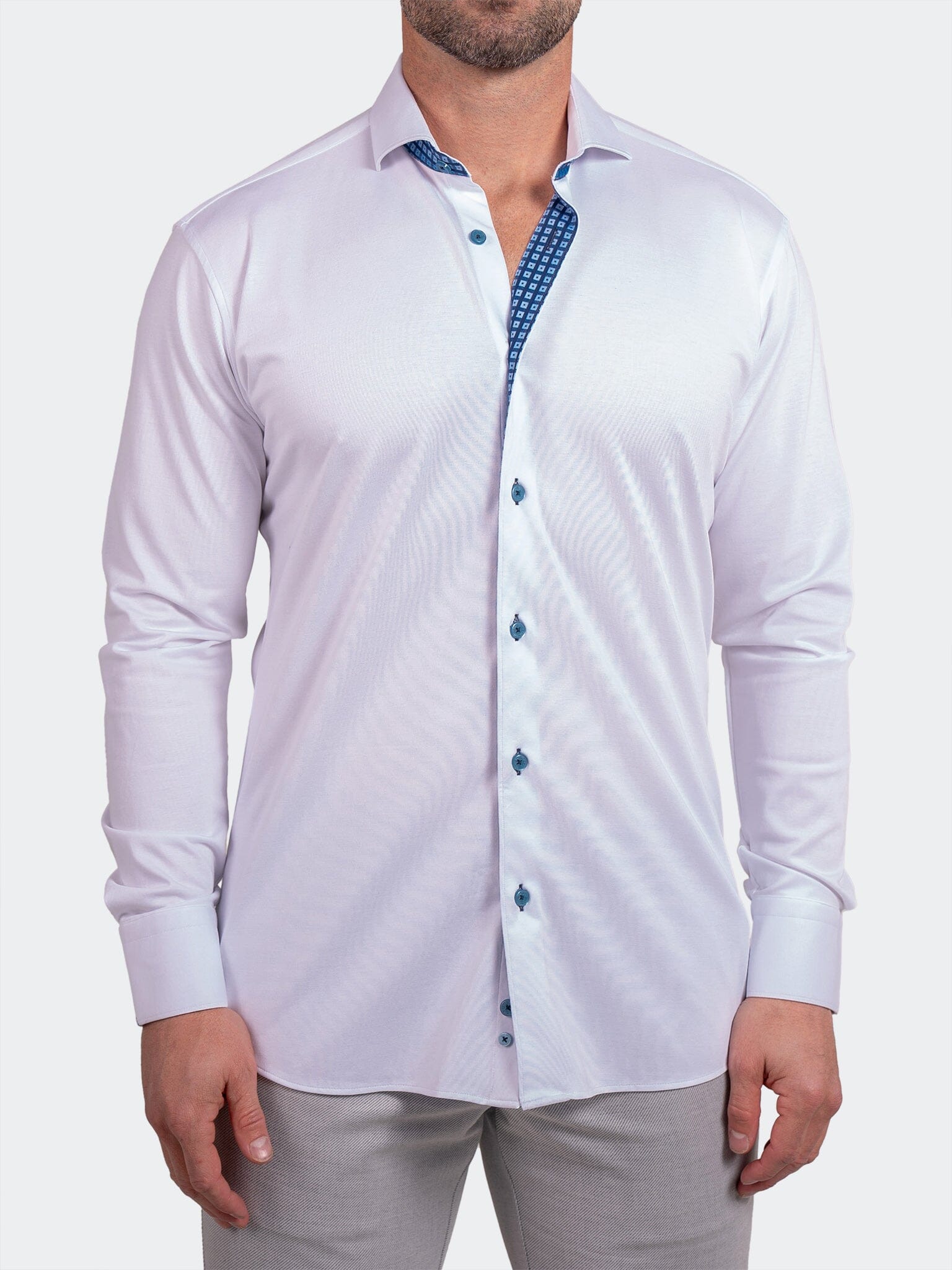 Stretch Ascension White Shirt