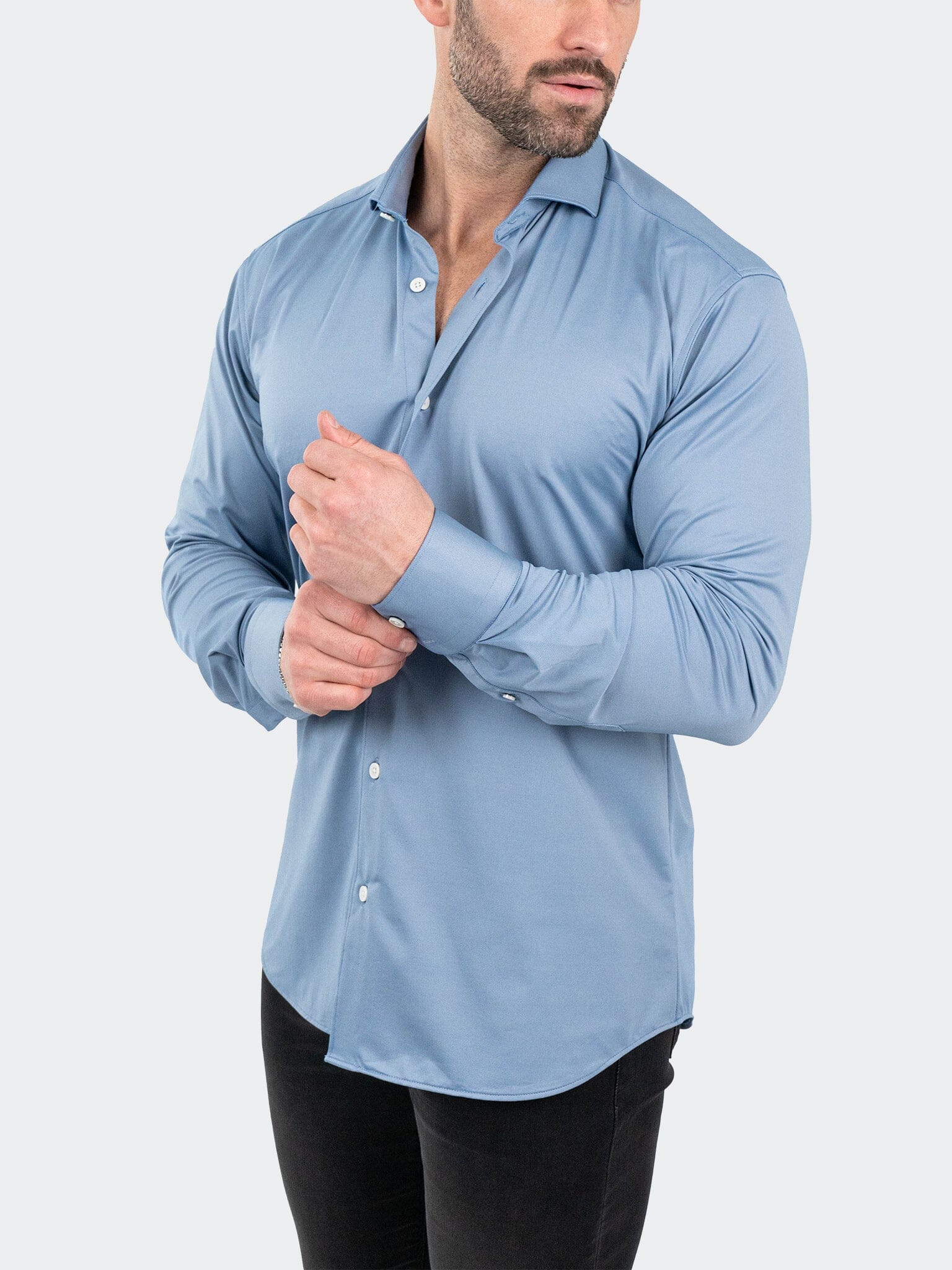 Eins StretchBlotter Blue Shirt