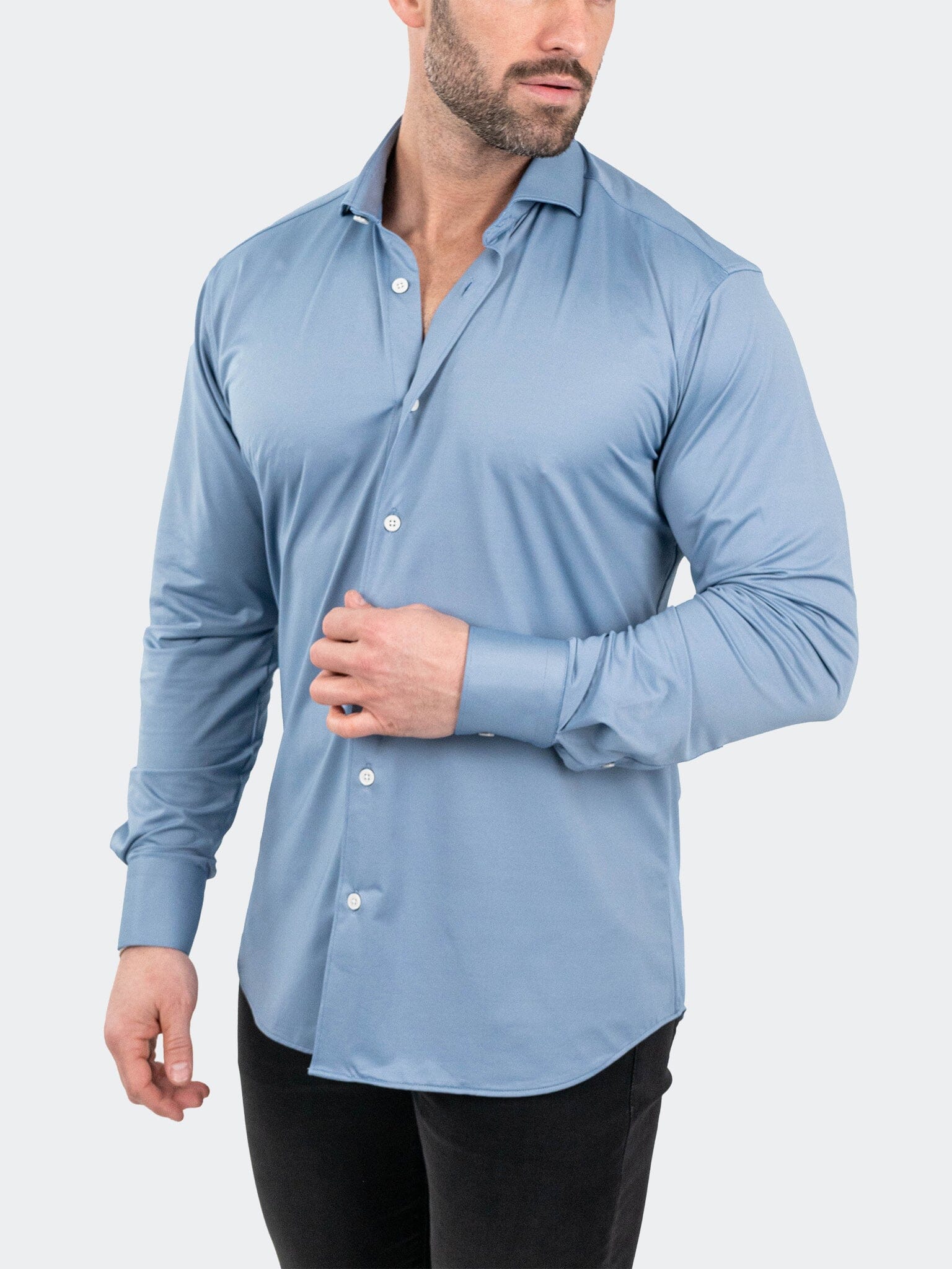 Eins StretchBlotter Blue Shirt