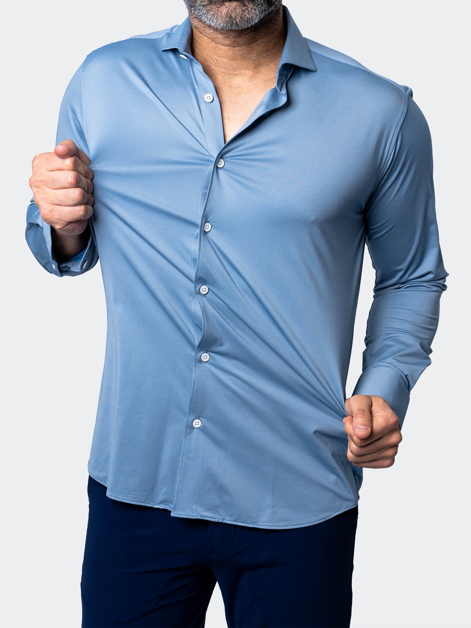 Eins StretchBlotter Blue Shirt