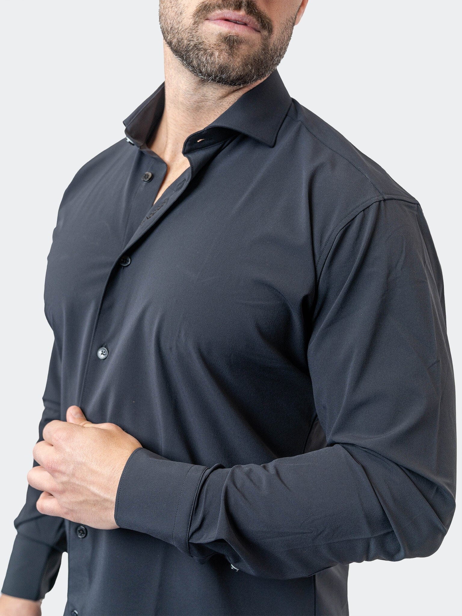Perm Eins StretchCore Black Shirt