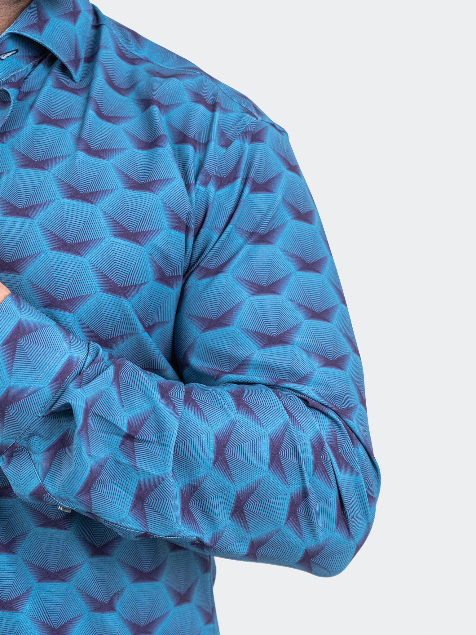 Eins StretchHorizon Blue Shirt