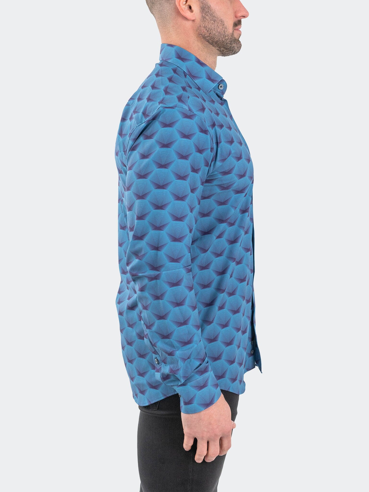 Eins StretchHorizon Blue Shirt