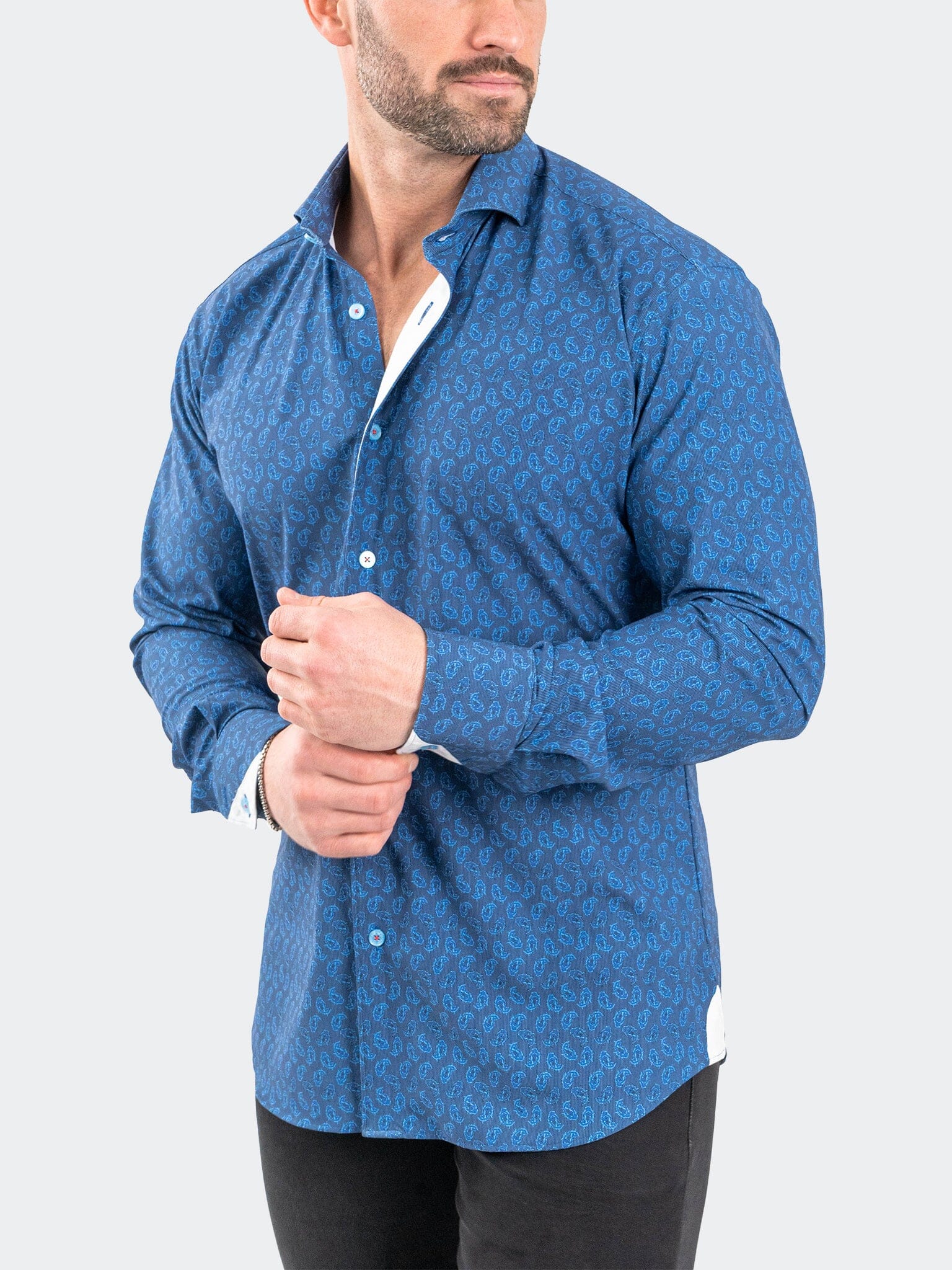 Eins StretchOceanic Blue Shirt