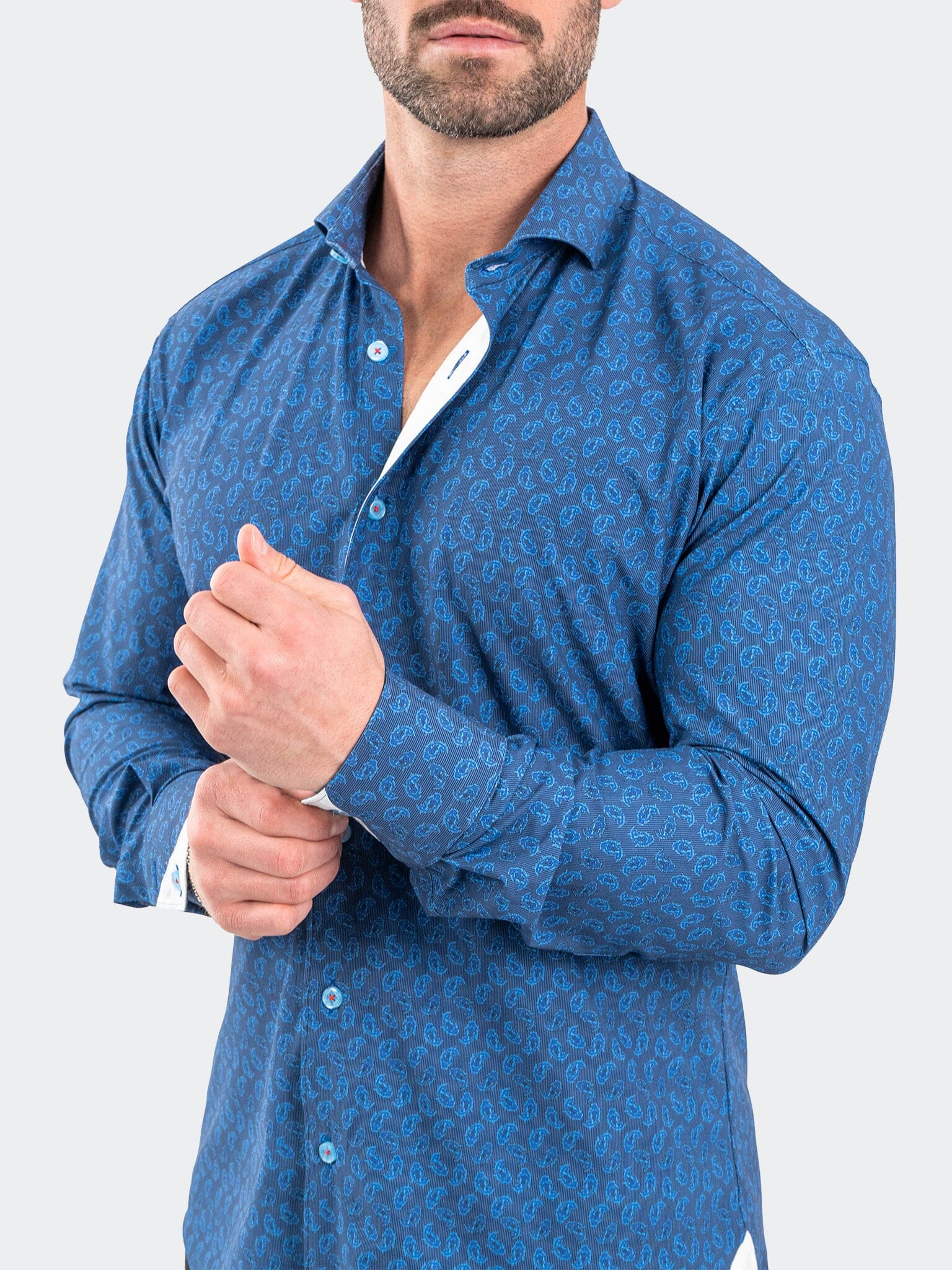 Eins StretchOceanic Blue Shirt