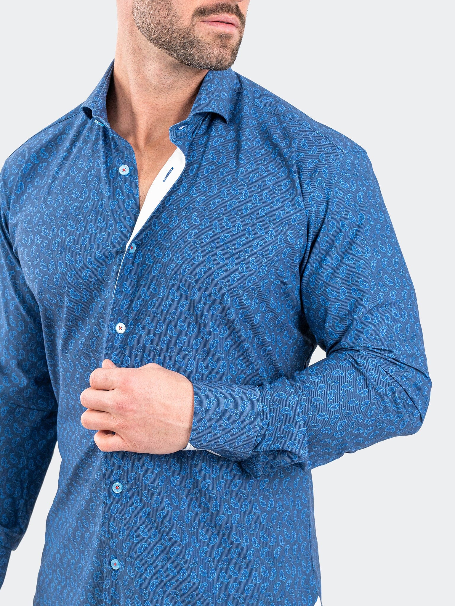 Eins StretchOceanic Blue Shirt