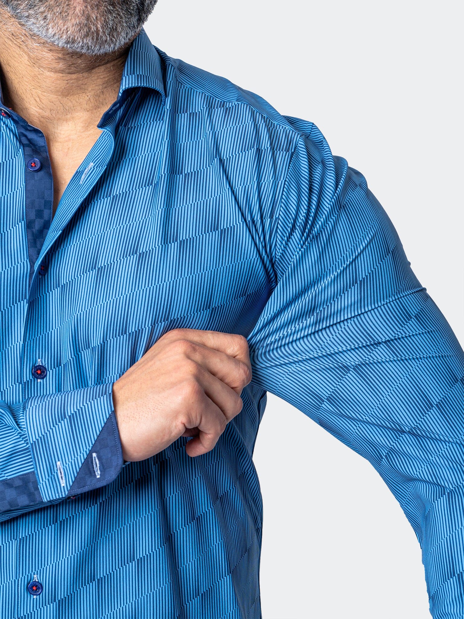 Eins StretchOptical Blue Shirt