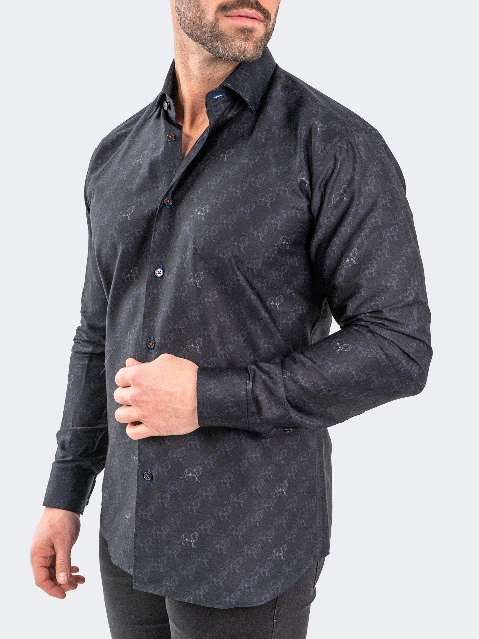 Eins StretchRepeatLion56 Black