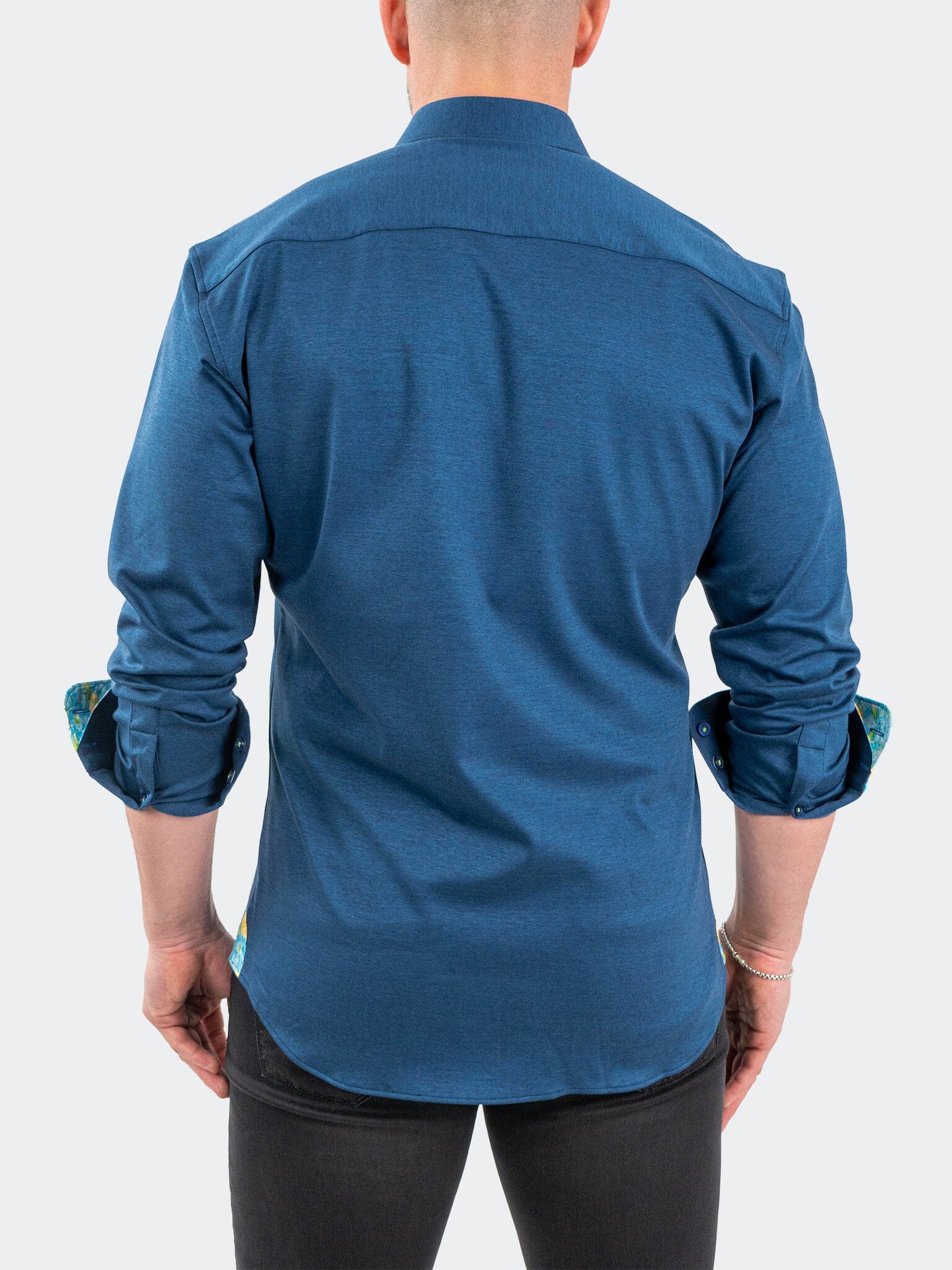 Eins StretchSolidLemon Navy