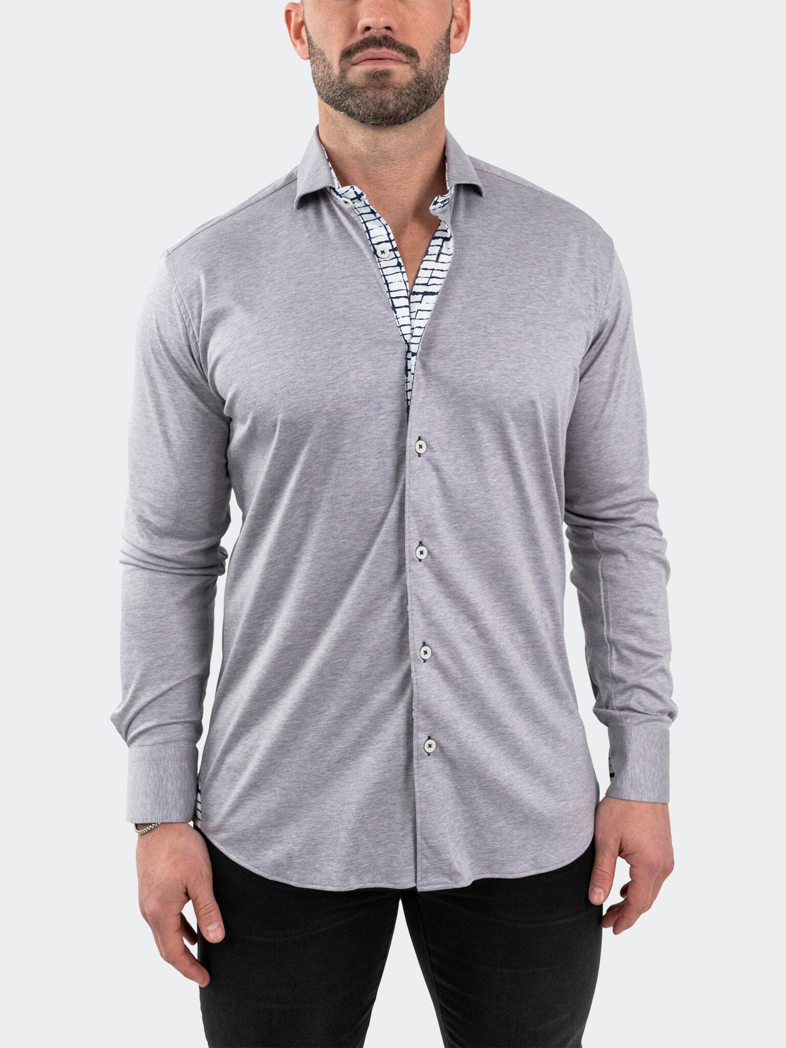Eins StretchSolidMelange Grey