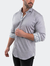 Eins StretchSolidMelange Grey View-16