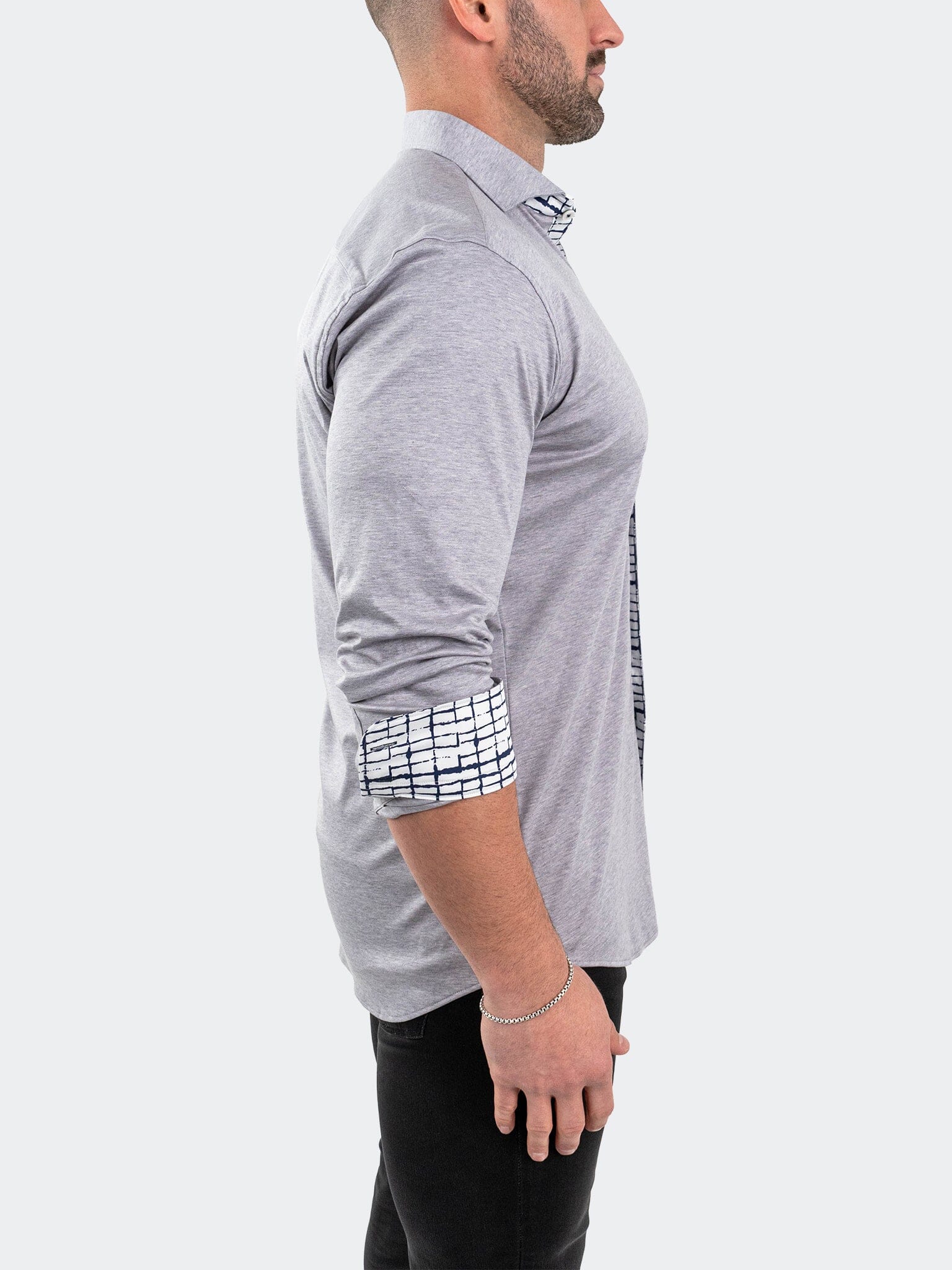 Eins StretchSolidMelange Grey