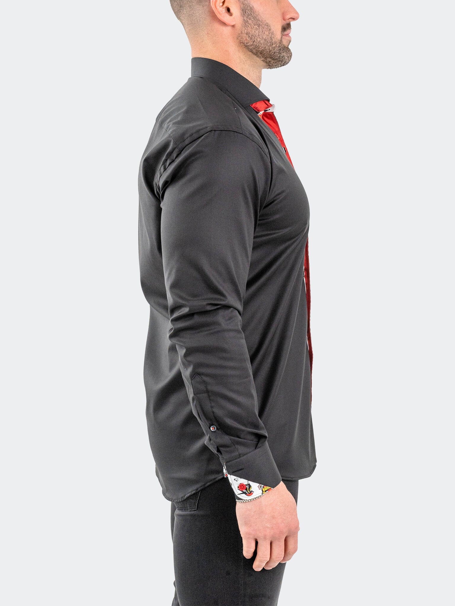 Eins StretchSolidRose Black