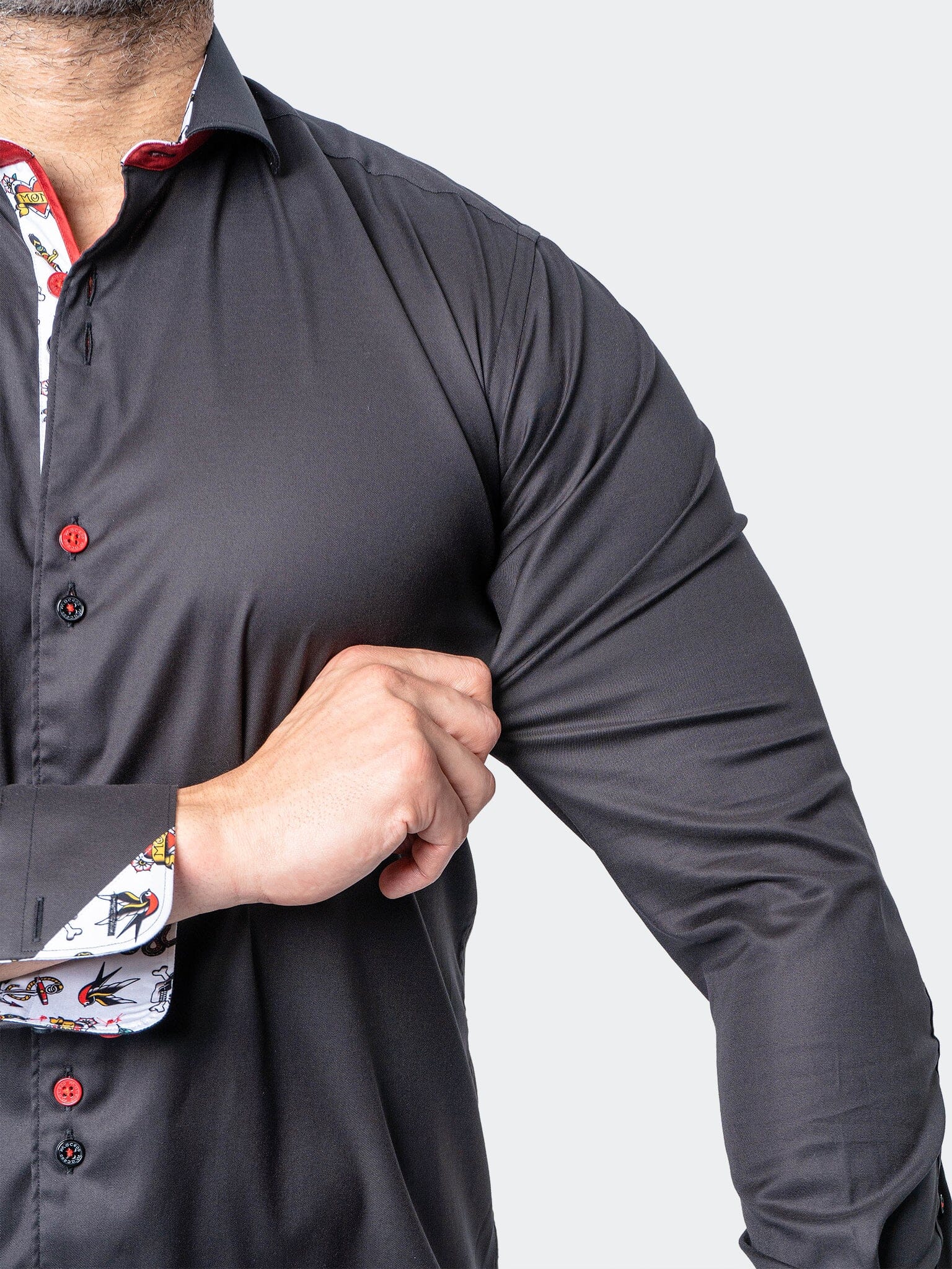 Eins StretchSolidRose Black