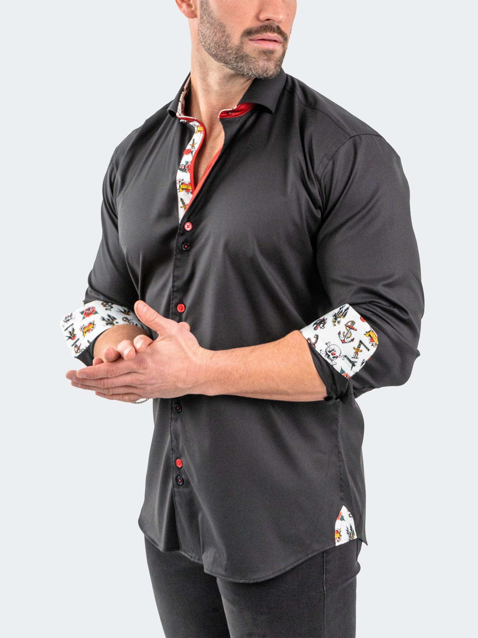 Eins StretchSolidRose Black