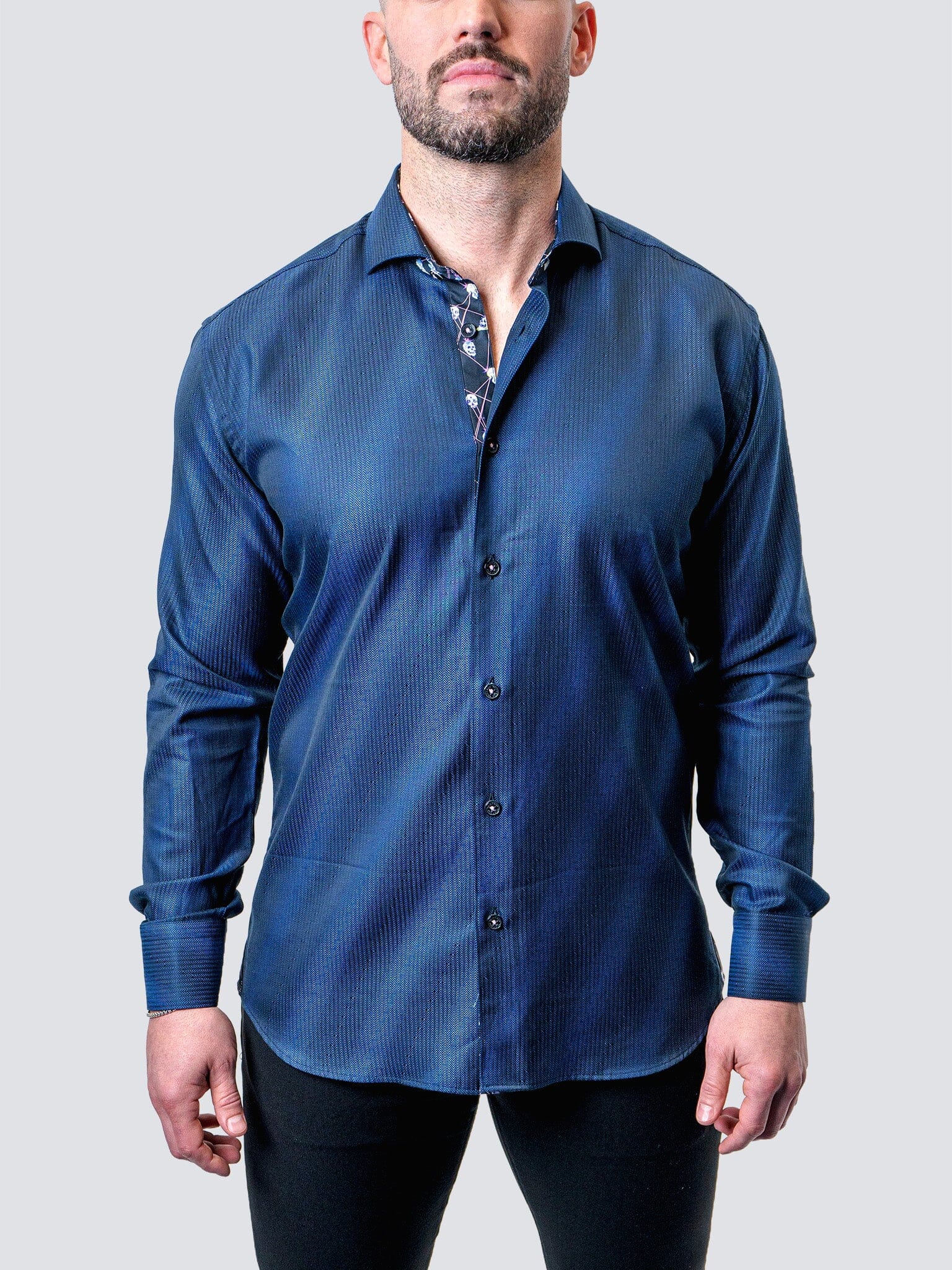 Eins Stripe Blue Shirt