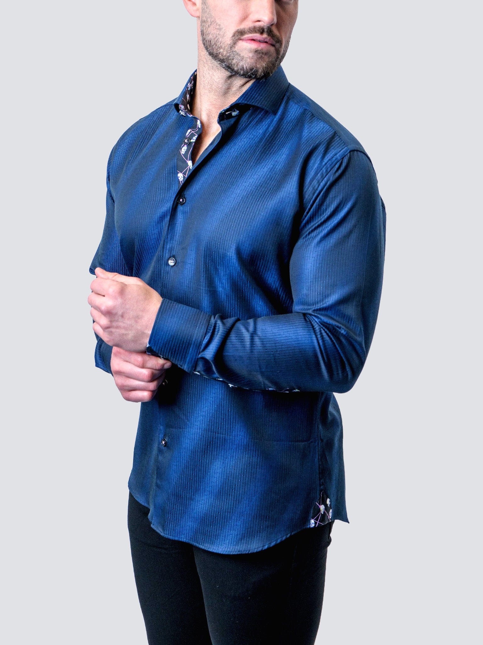 Eins Stripe Blue Shirt