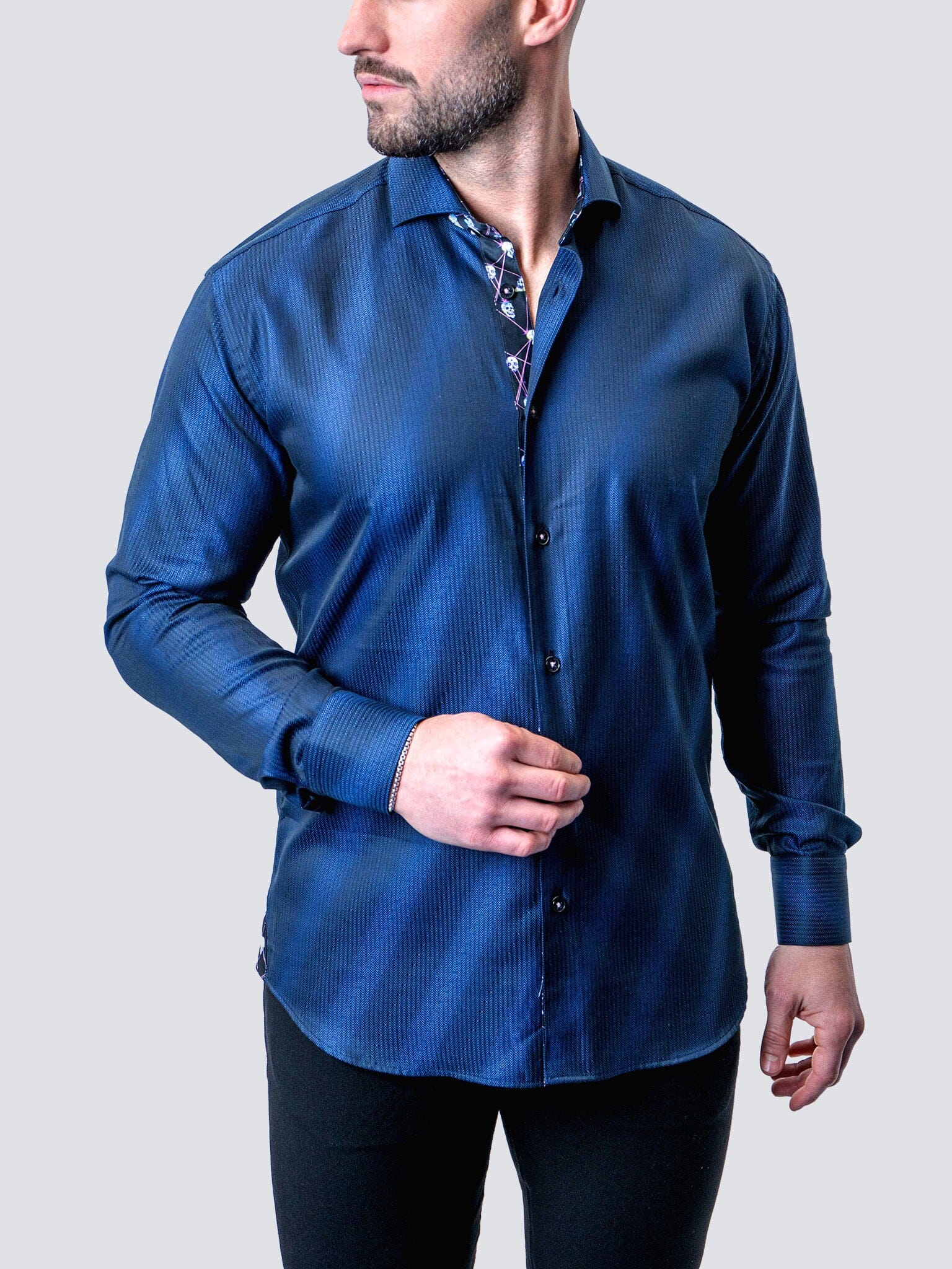 Eins Stripe Blue Shirt