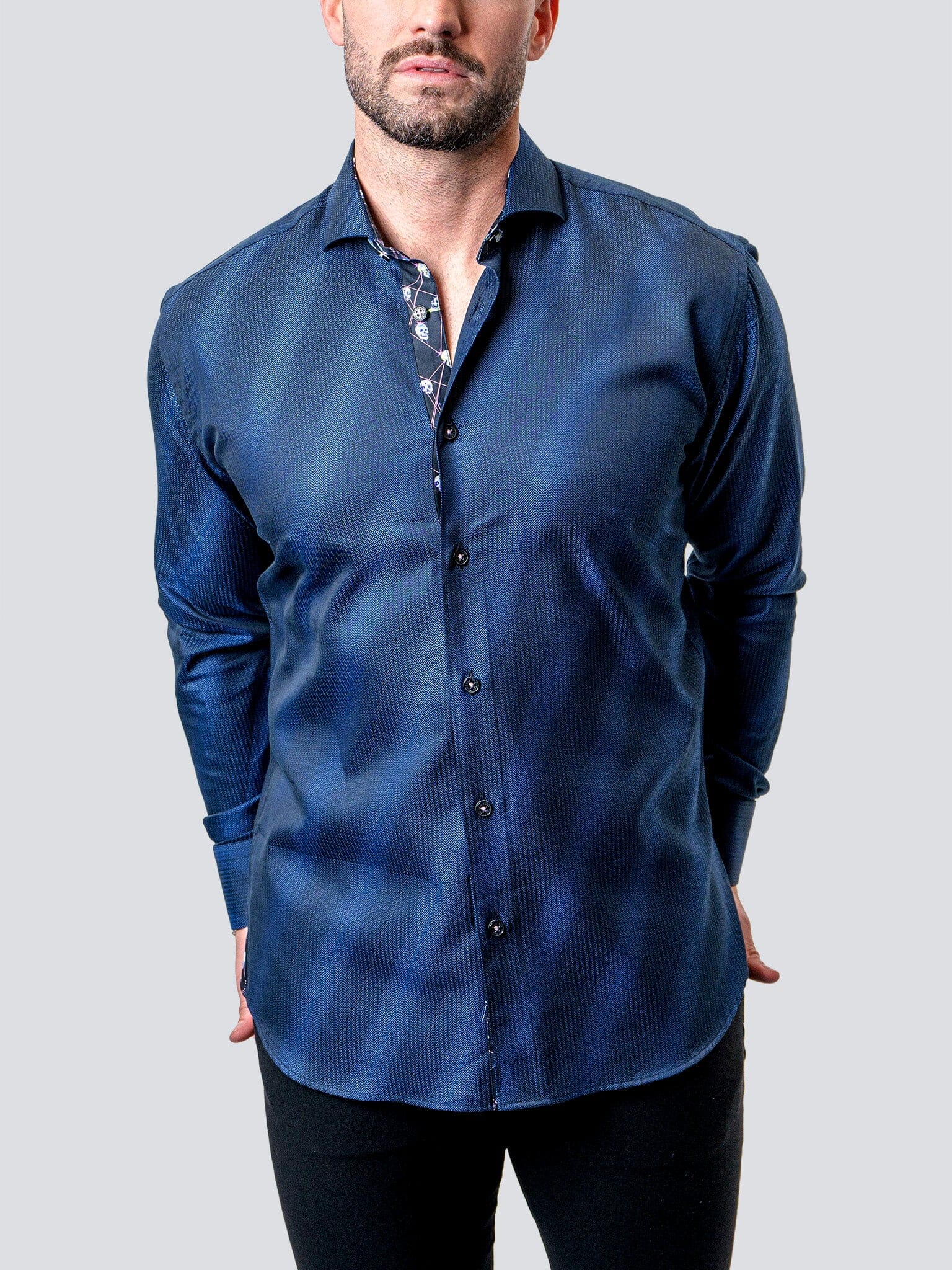 Eins Stripe Blue Shirt