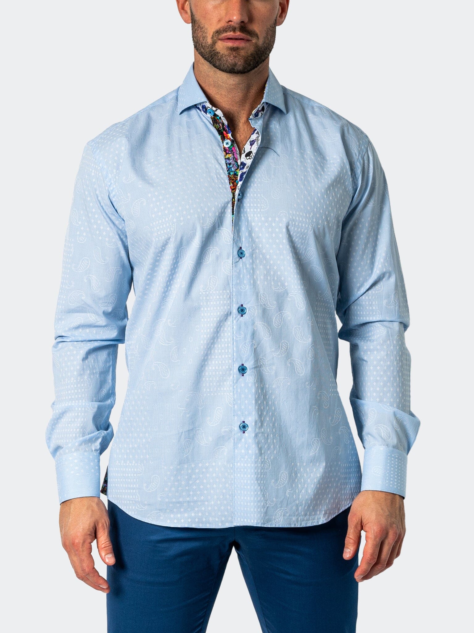 Eins Multipattern Blue