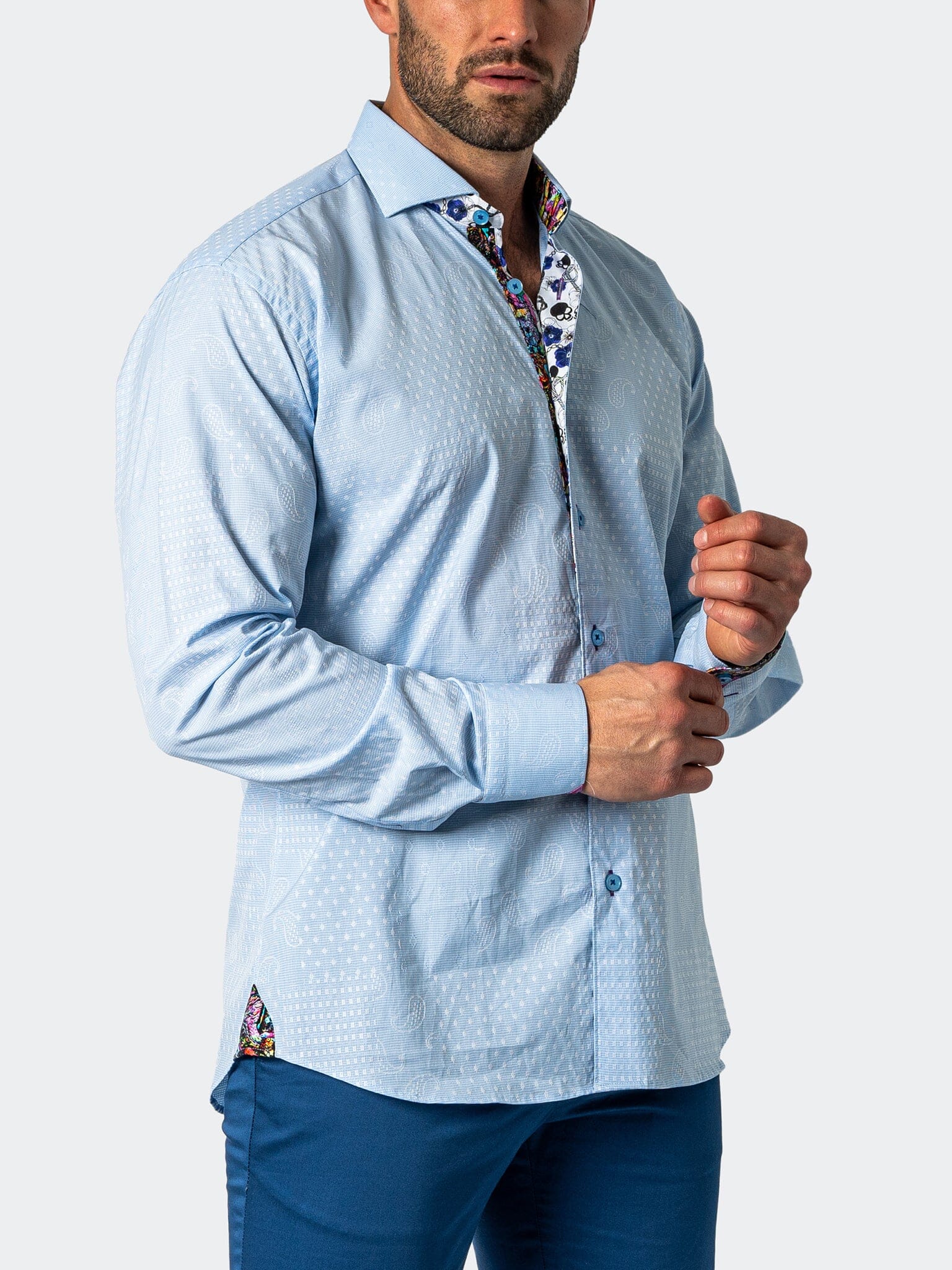 Eins Multipattern Blue