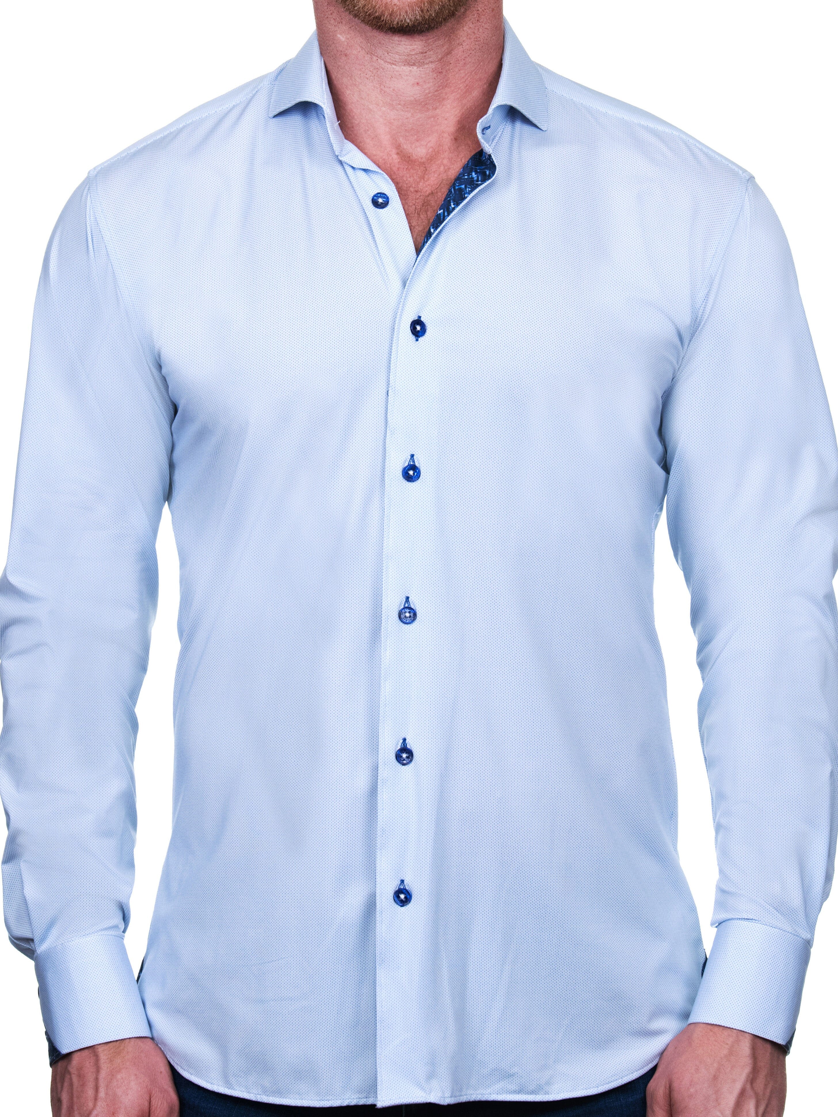 Eins Perforated Blue