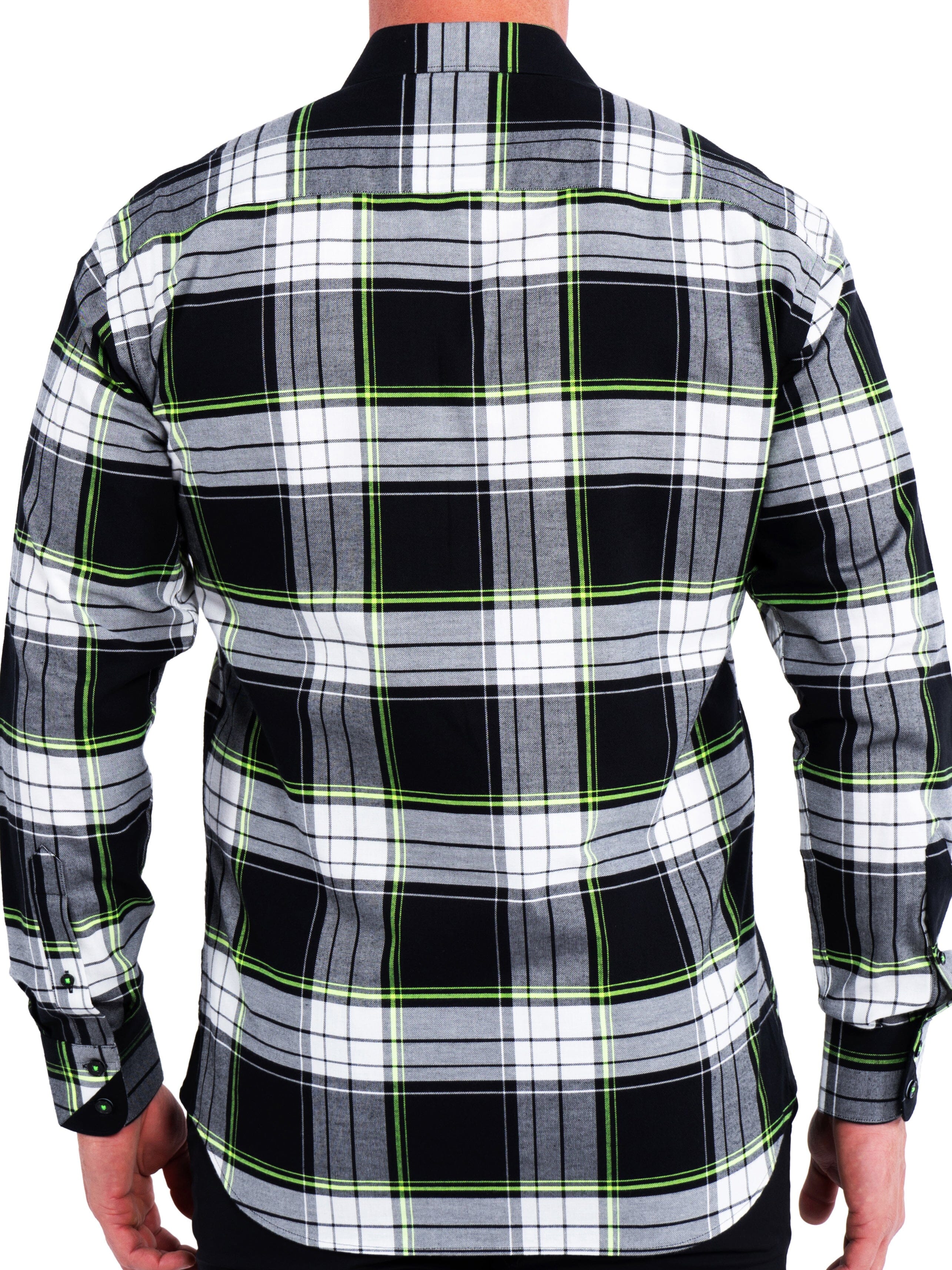 Eins PlaidNeon Black