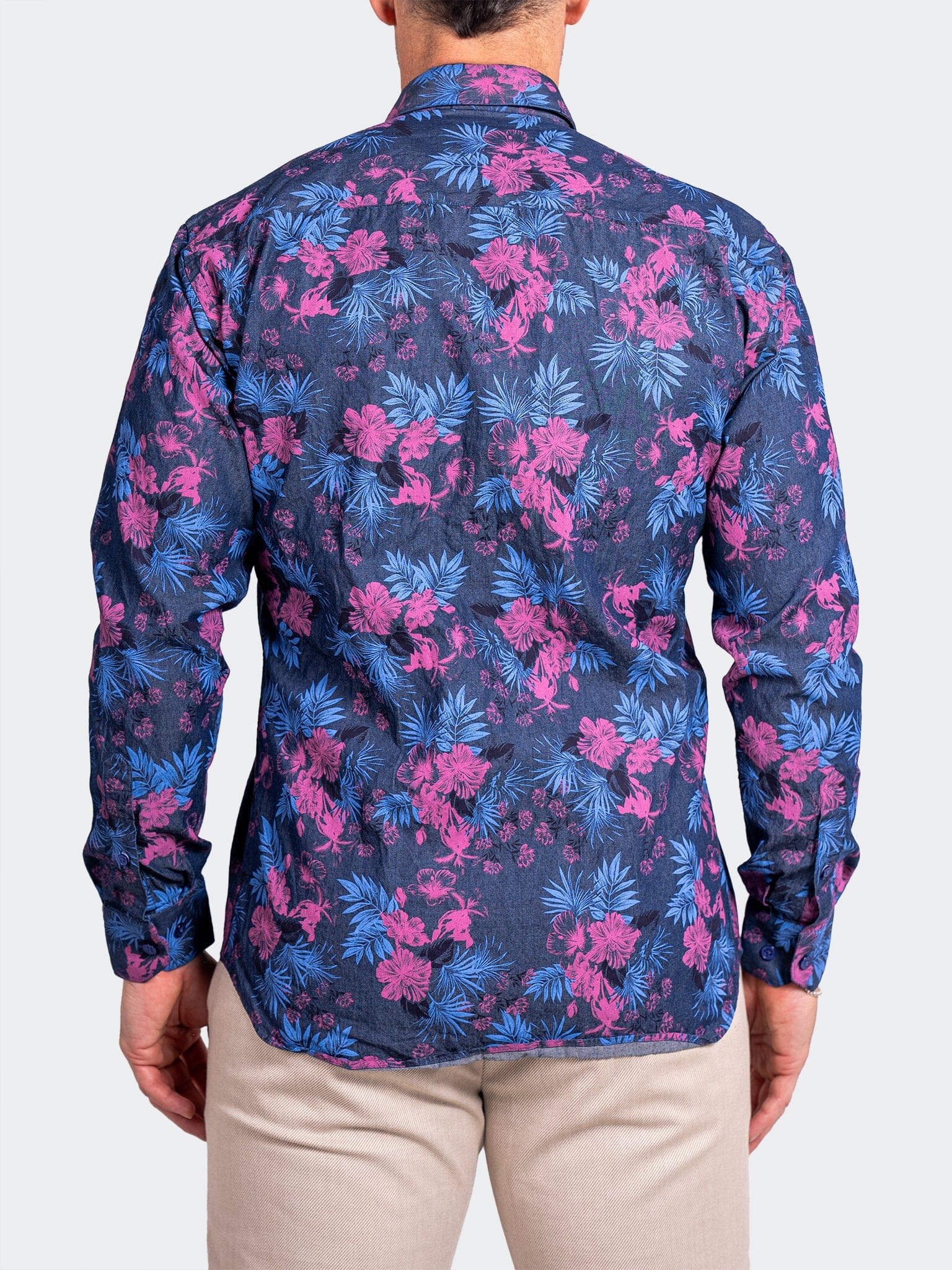 Engineered Tropical Blue Shirt