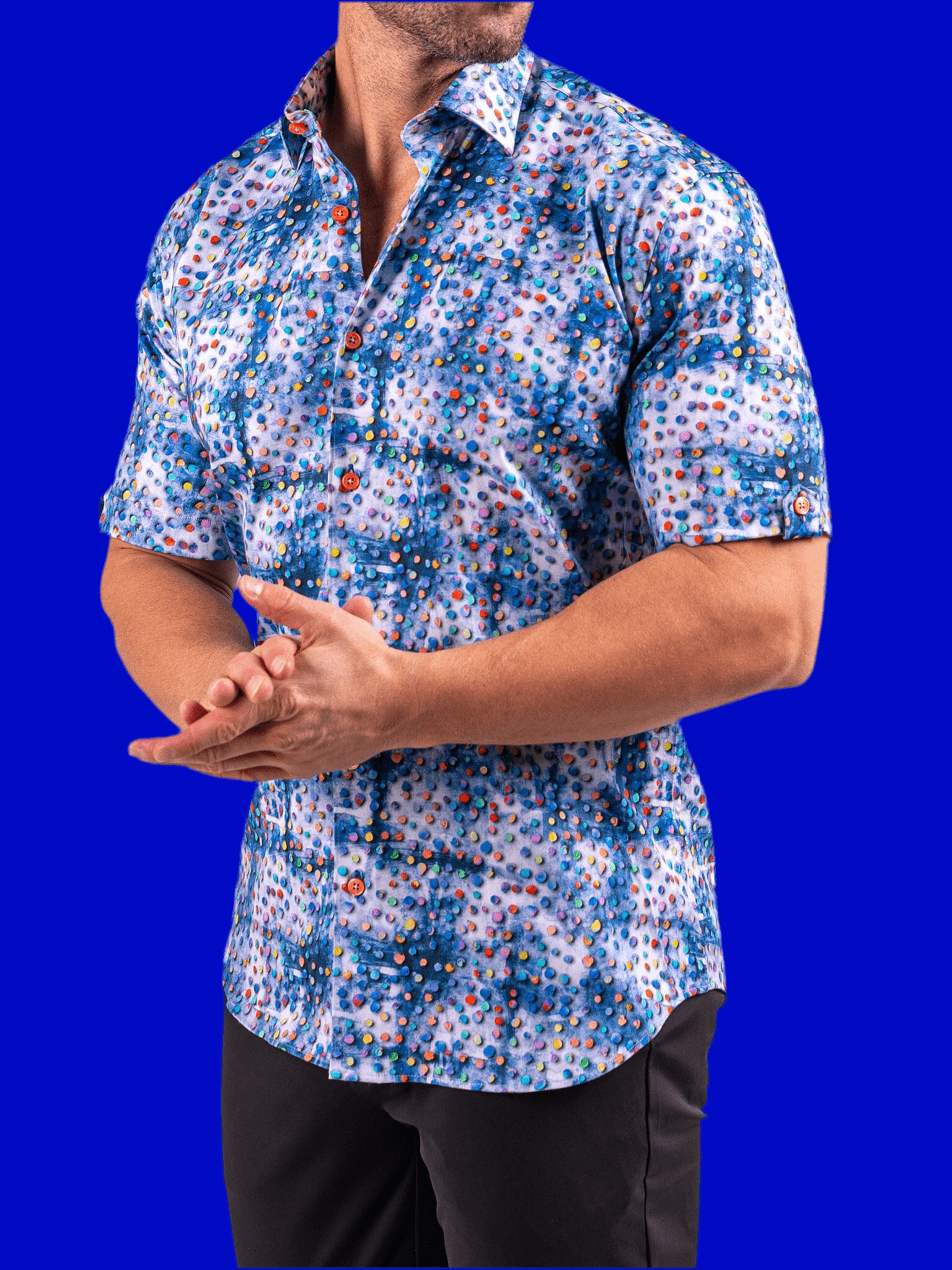 Galileo Resistance Dot Blue Shirt